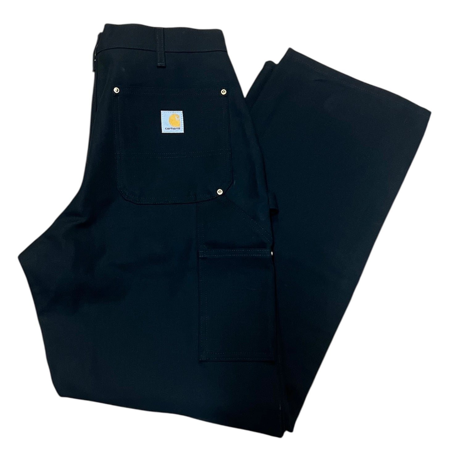 Carhartt Iconic BO1 Firm Duck Double-Front Dungaree Work Pants