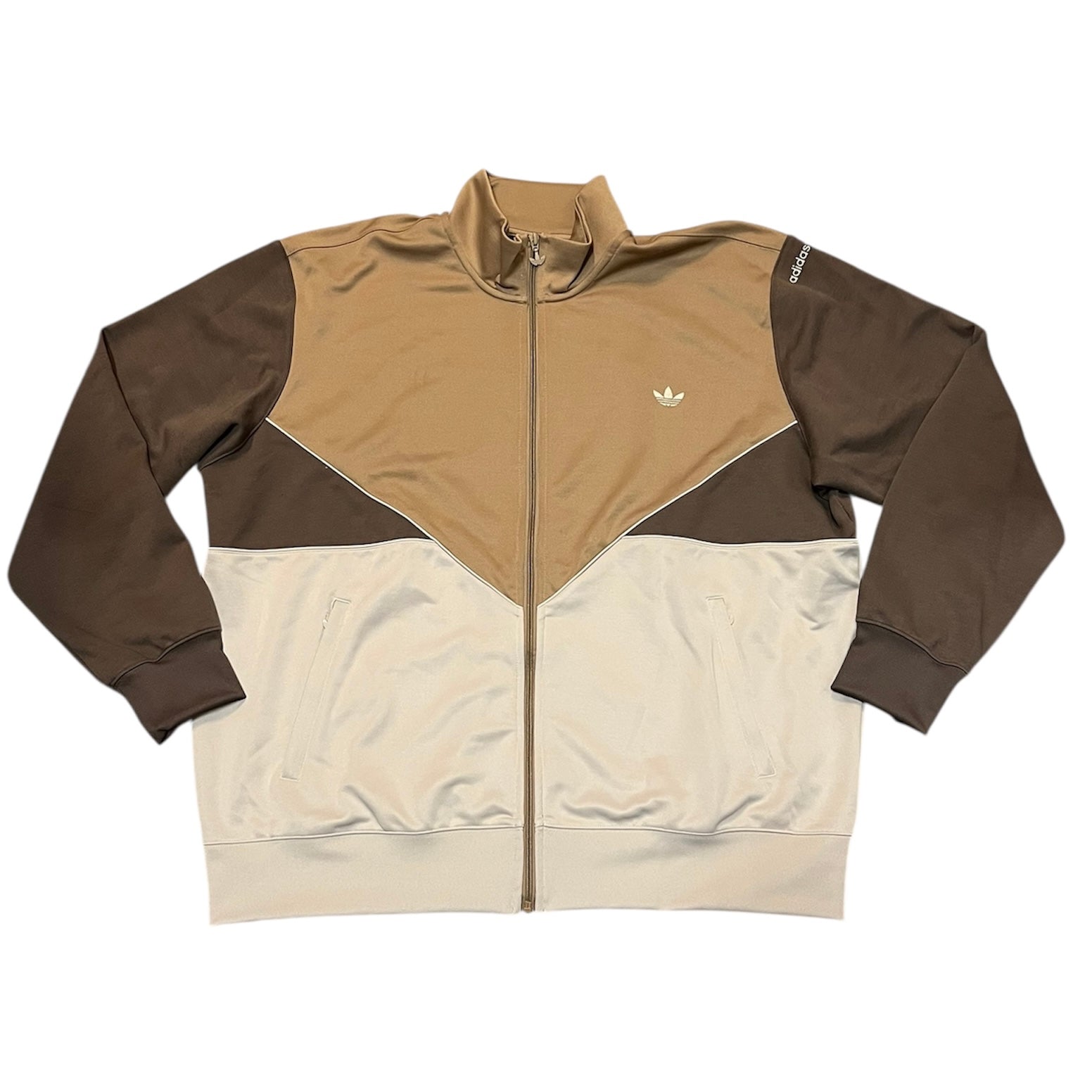 Adidas Adicolor Cutline Brown Track Top