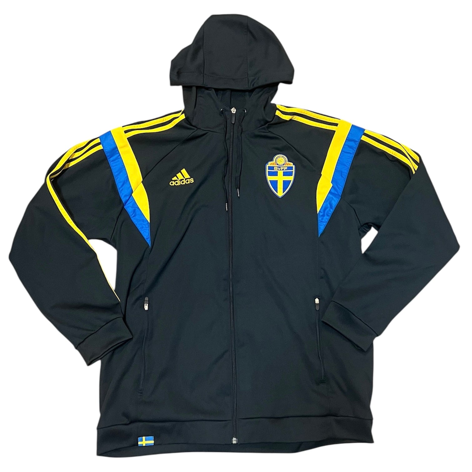 Adidas Sweden 2012/2013 Football Training Zip Hoodie