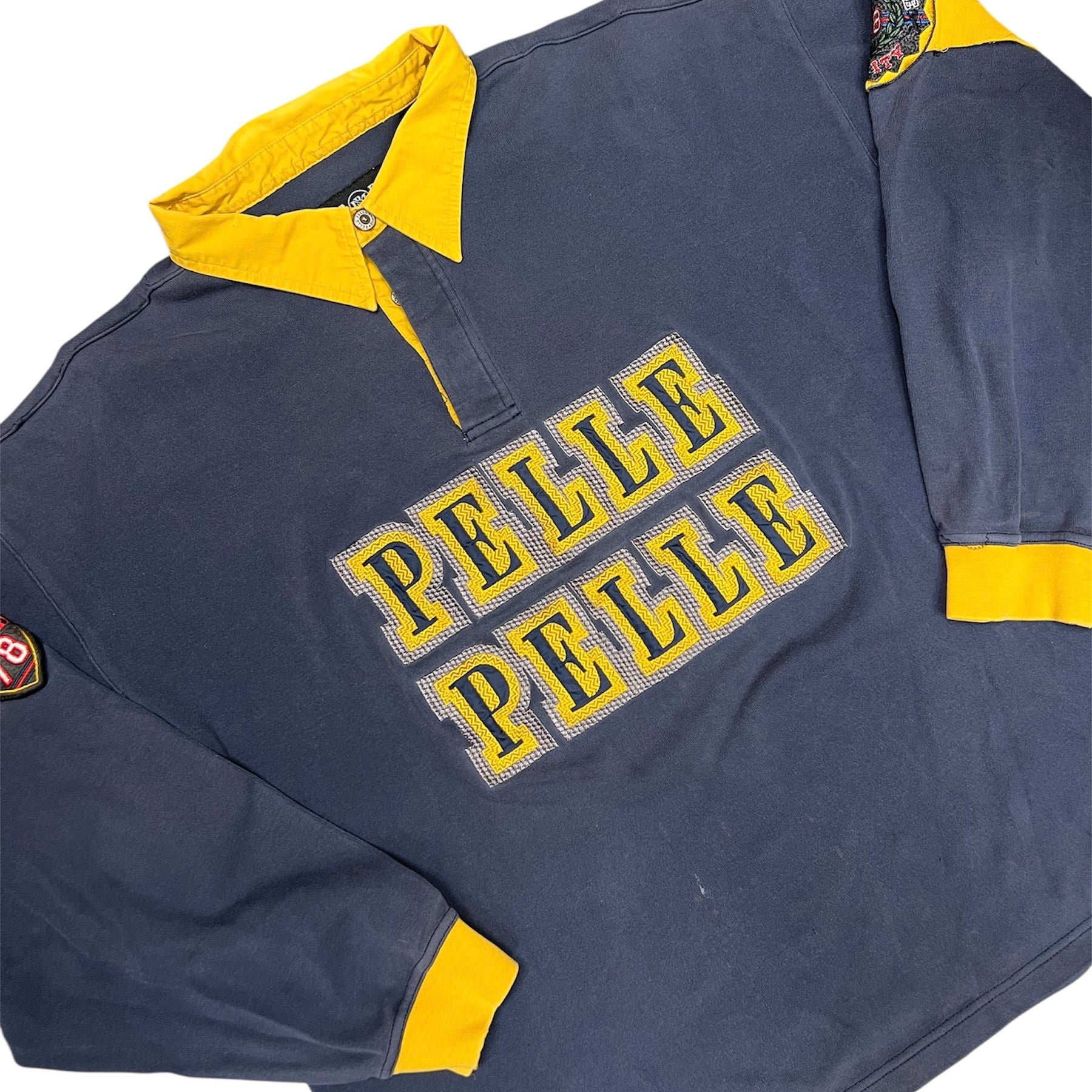 Vintage 90s Pelle Pelle Marc Buchanan Polo Sweatshirt