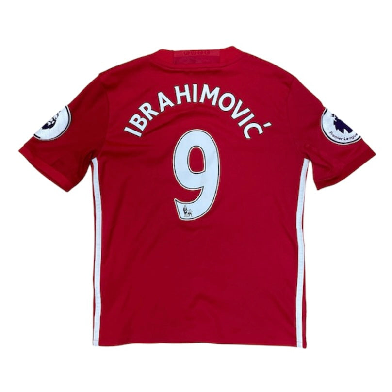 Adidas Manchester United 2016/2017 Ibrahimovic #9 Home Football Jersey (Youth)