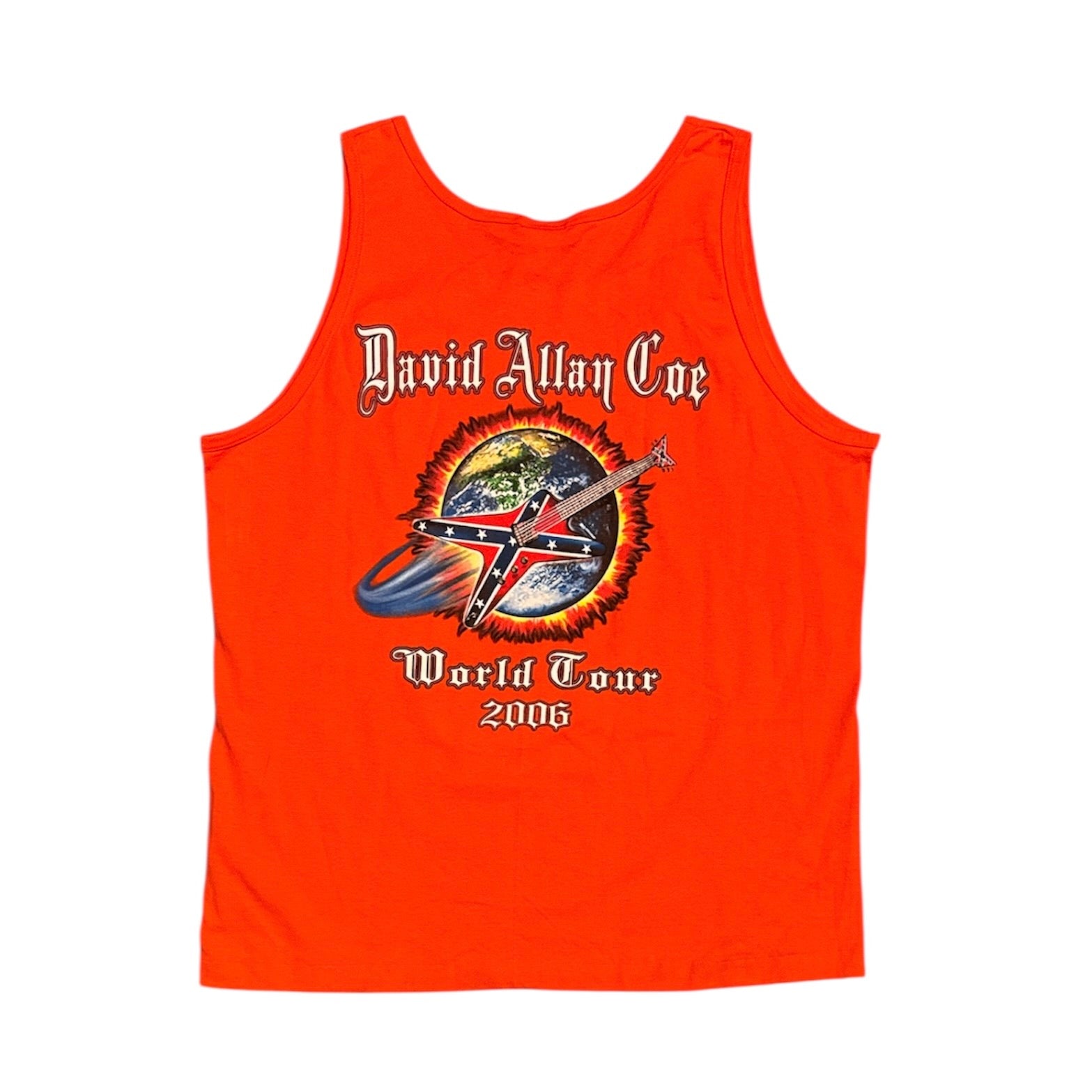 Harley Davidson Made In USA David Allan Coe 2006 World Tour Tank Top