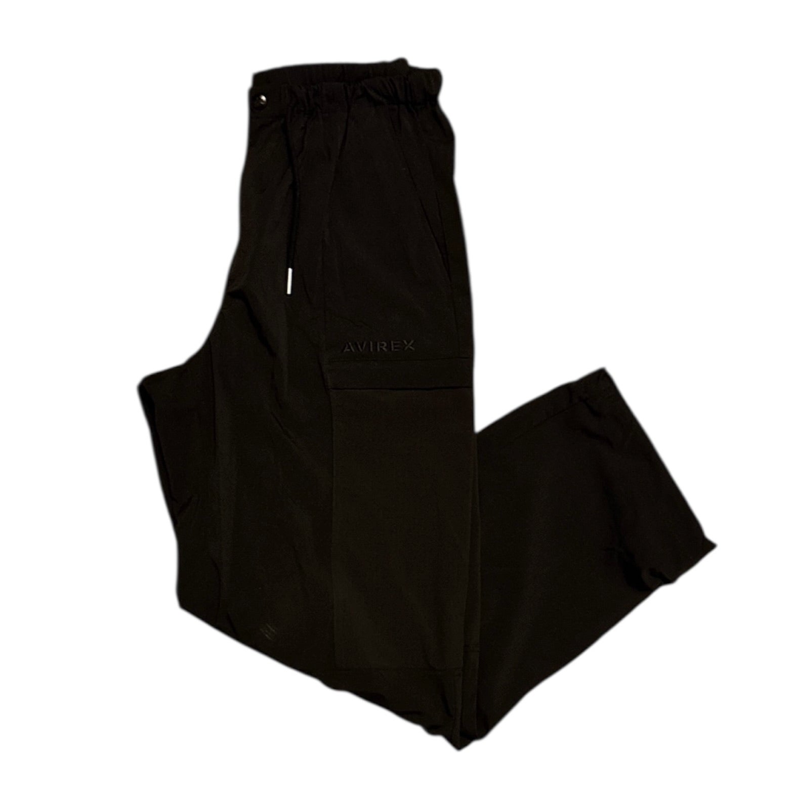 Avirex Black Track Pants