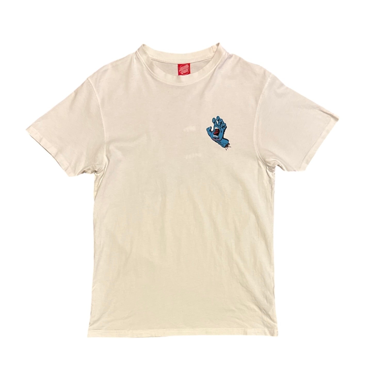 Santa Cruz Screaming Hand White Tshirt