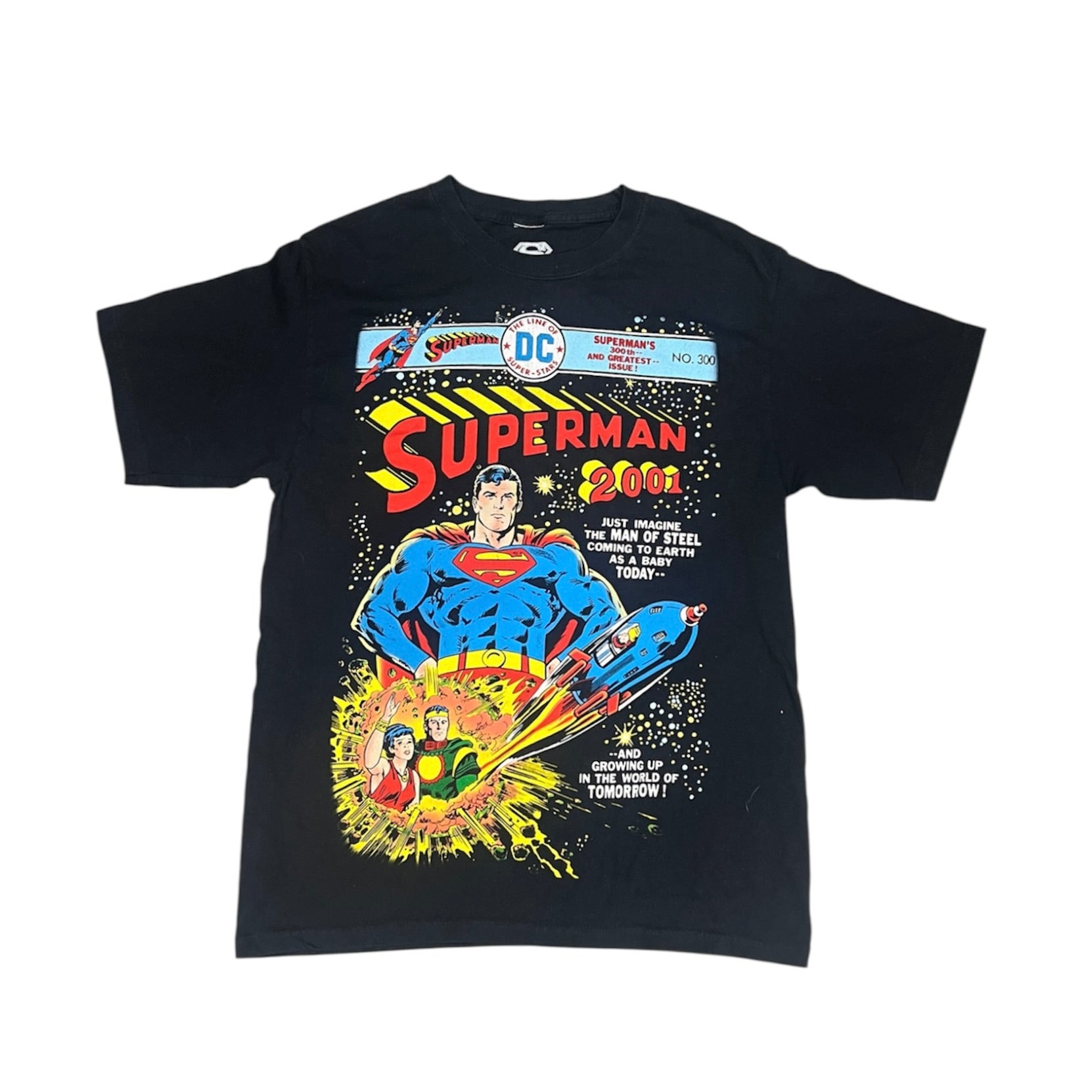 DC Comics 2001 Superman 300th Anniversary Issue Tshirt