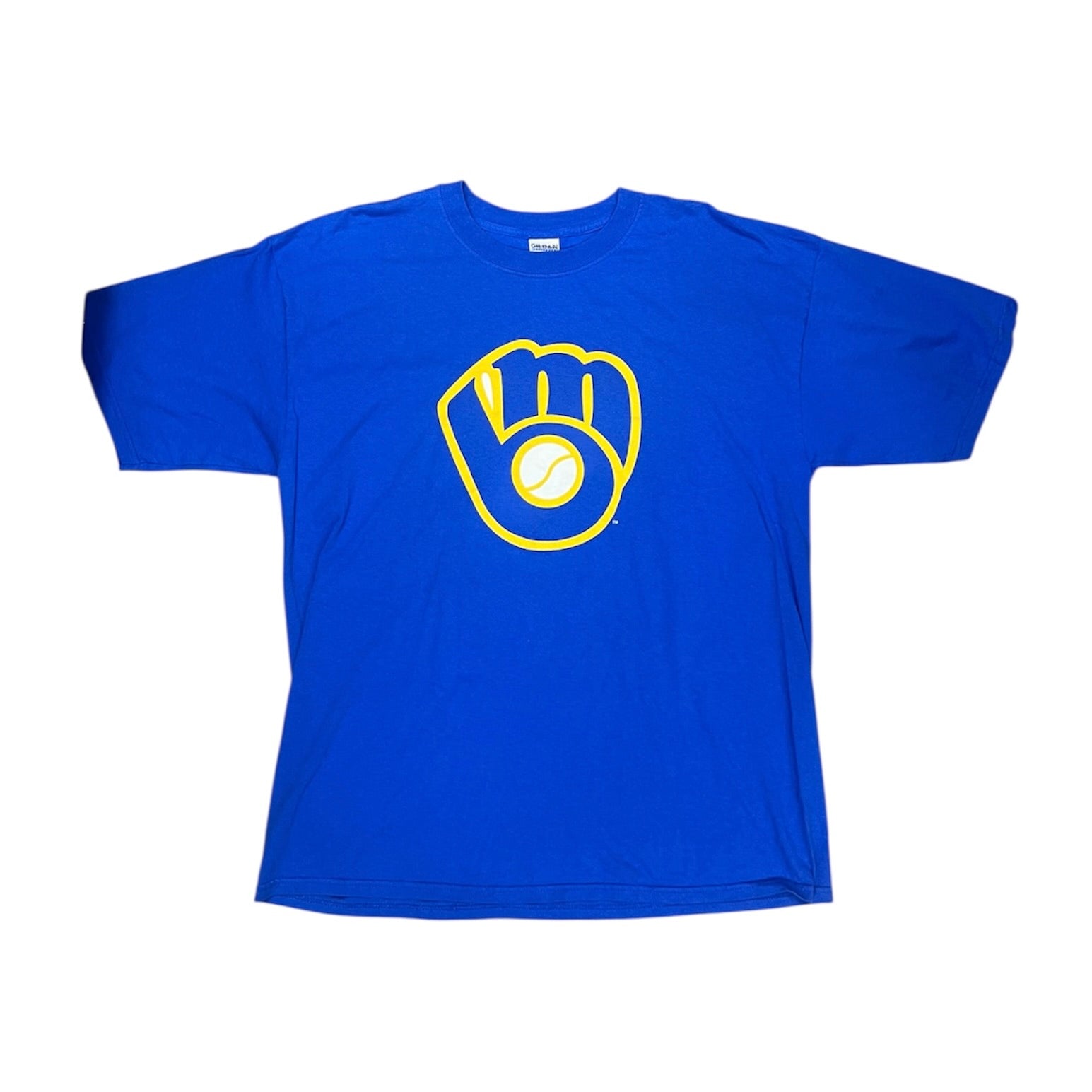 Gildan Milwaukee Brewers Blue Baseball Tshirt