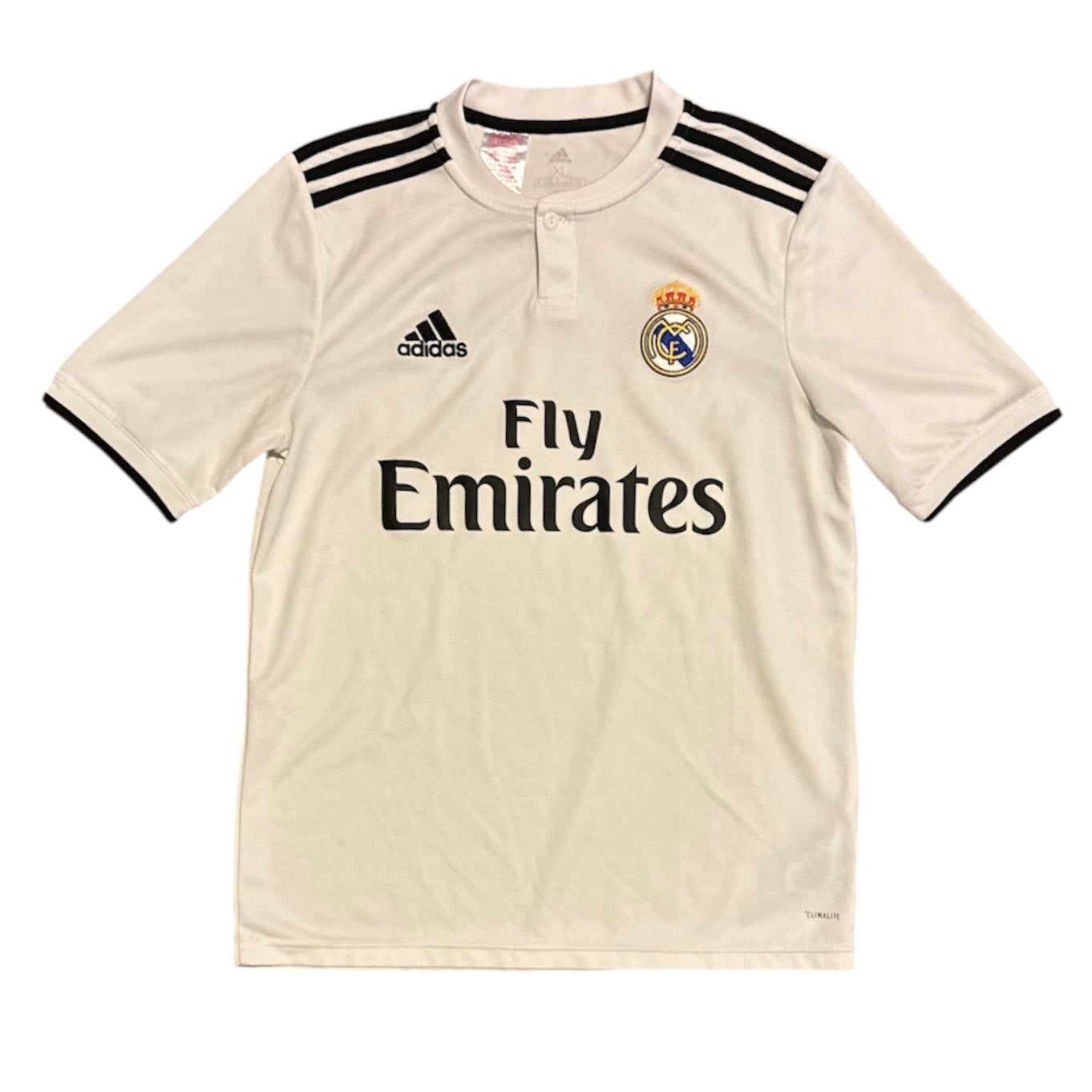 Adidas Real Madrid 2018/2019 Home Football Jersey (Youth)