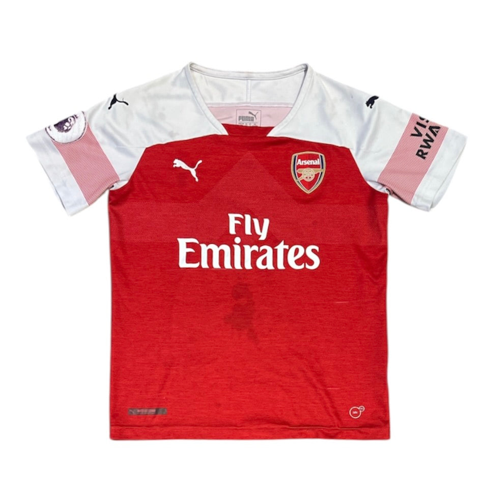 Puma Arsenal 2018/2019 Aubameyang #14 Home Football Jersey (Youth)