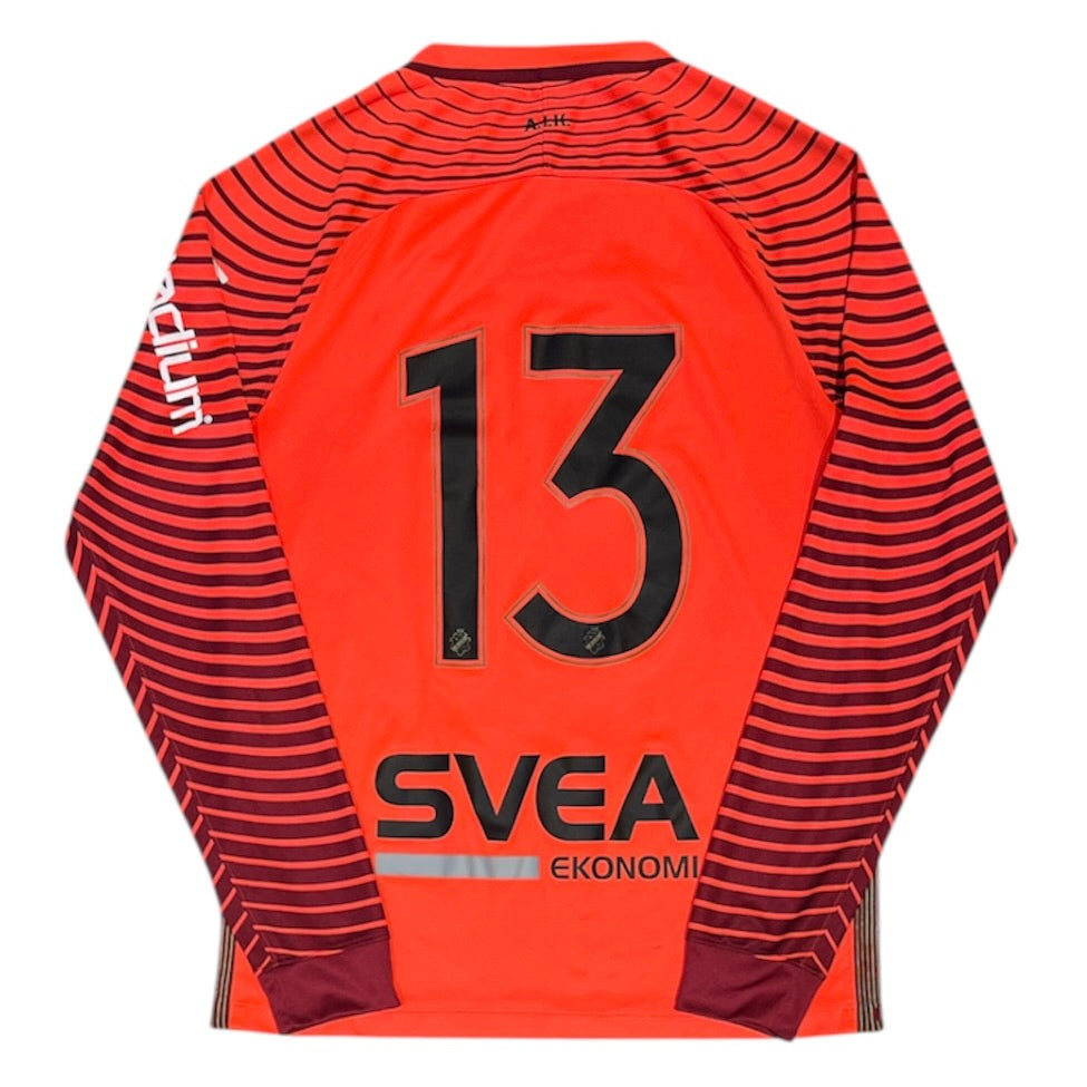 Nike AIK Kyriakos Stamatopoulos #13 Red Long Sleeve Football Jersey