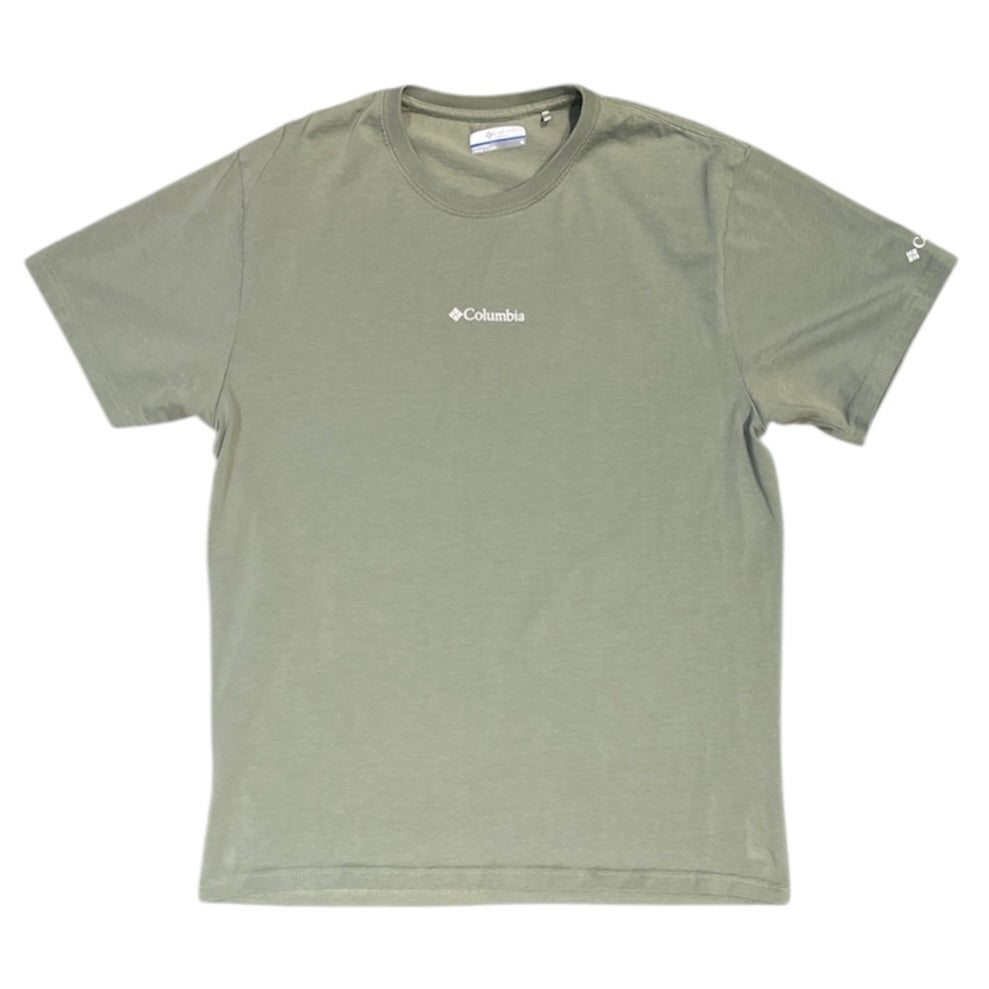 Columbia Mountain Back Print Green Tshirt
