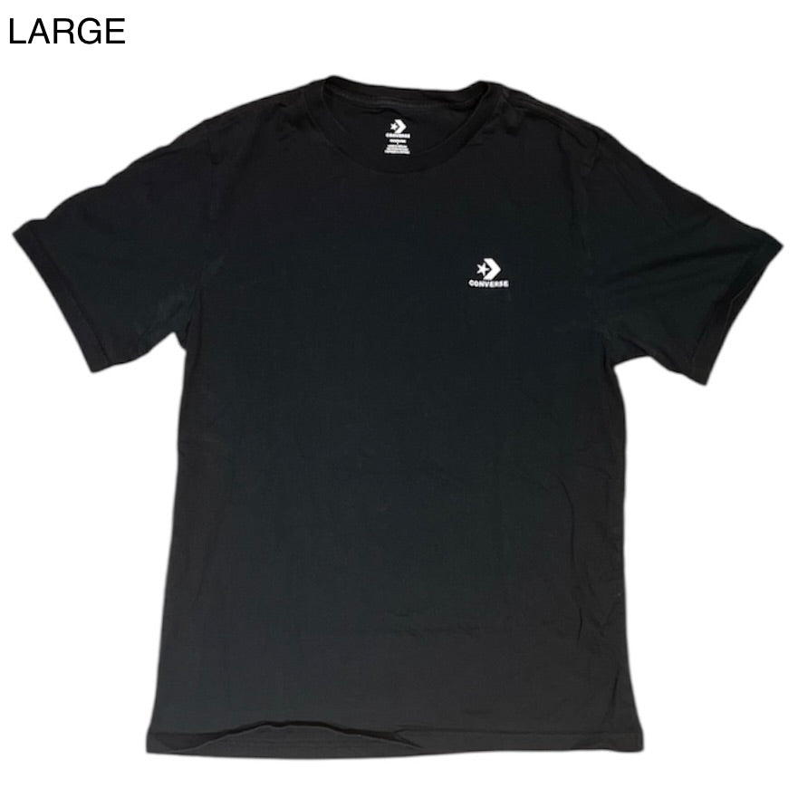 Converse Small Logo Black Tshirt