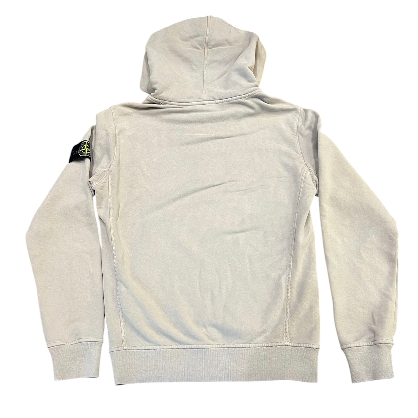 Stone Island Garment Dyed Beige Hoodie