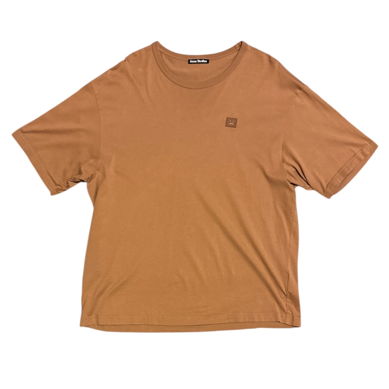Acne Studios Face Patch Brown Tshirt