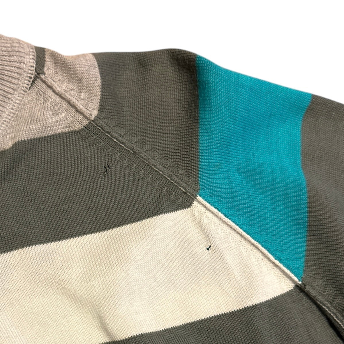 Marc Ecko Striped Knitted Grey Sweater