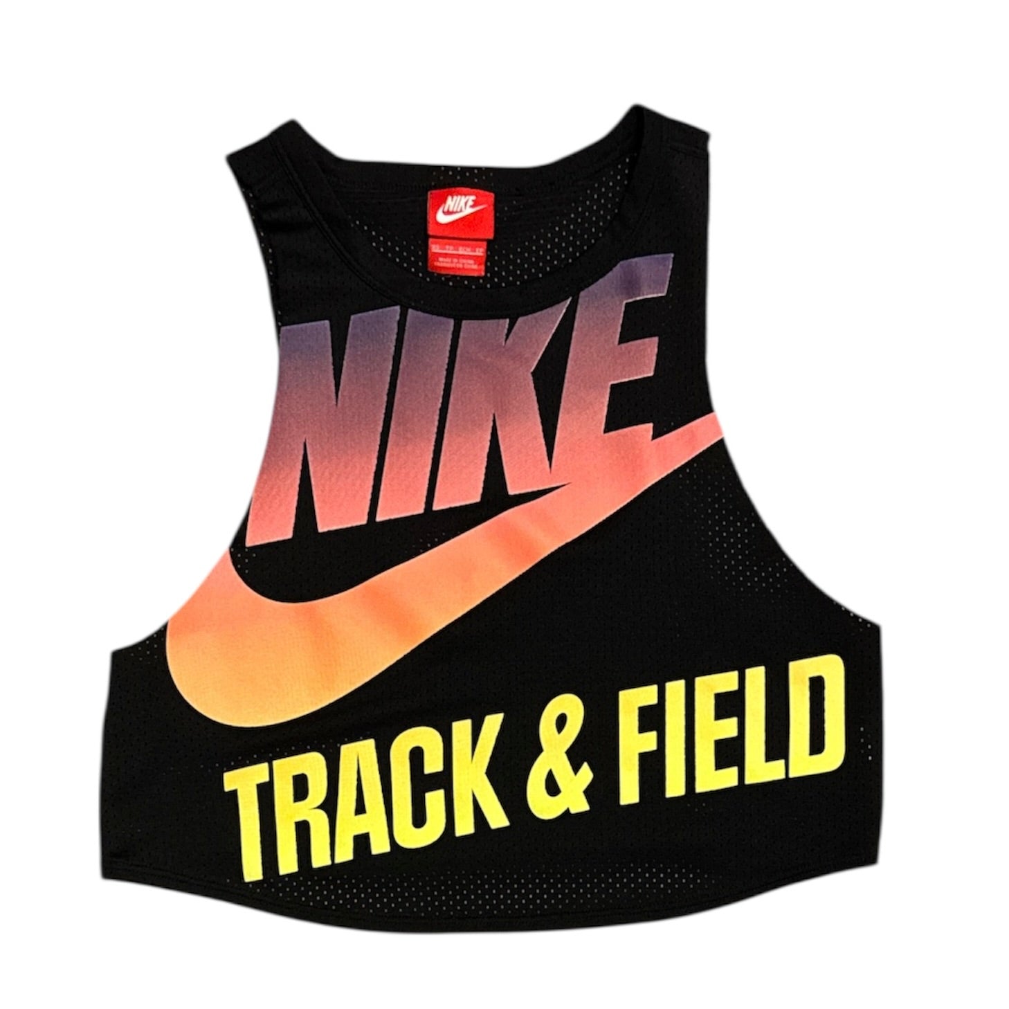 Nike Track & Field GX Black Crop Tank Top (W)