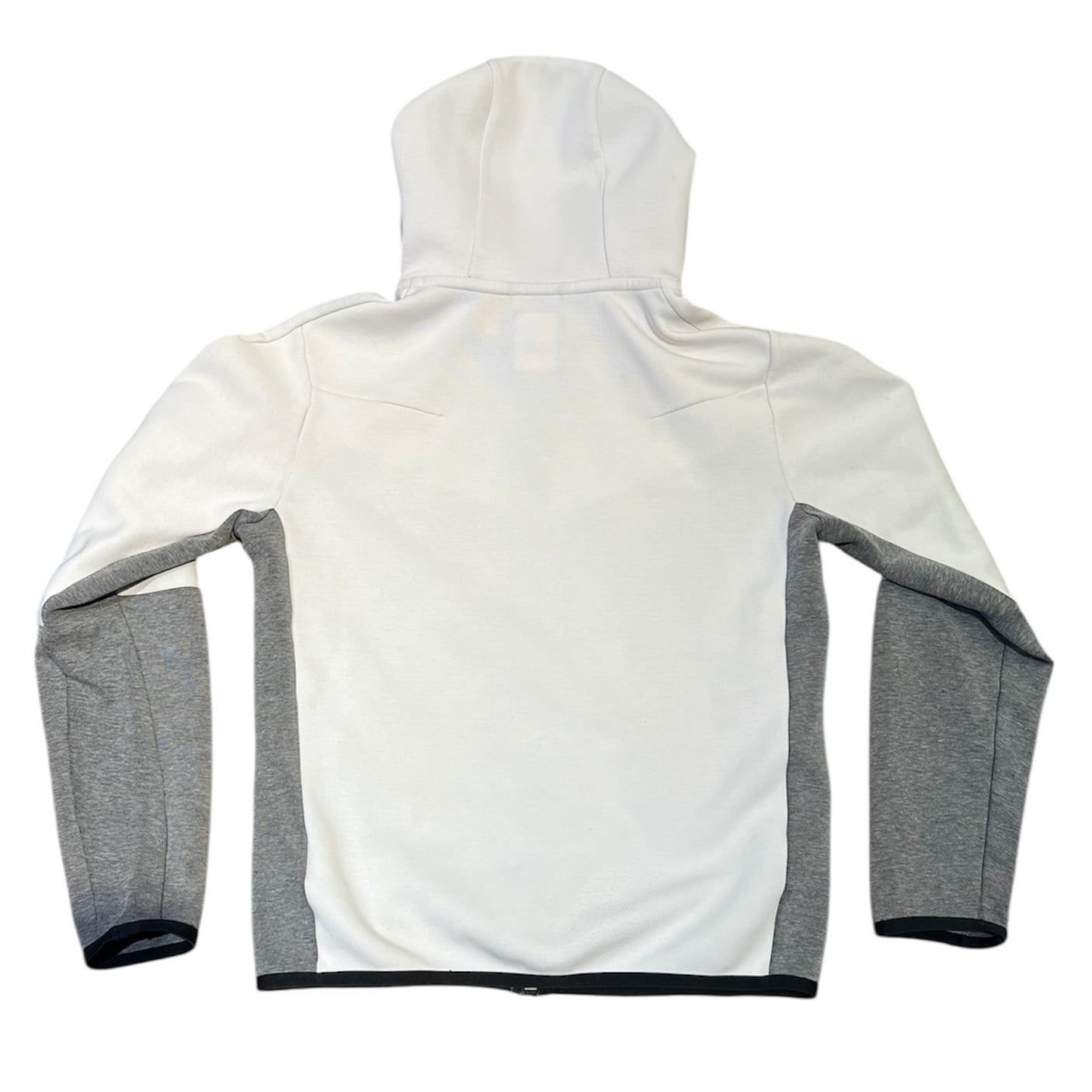 Nike Tech Fleece Grey Black White Full Zip Hoodie