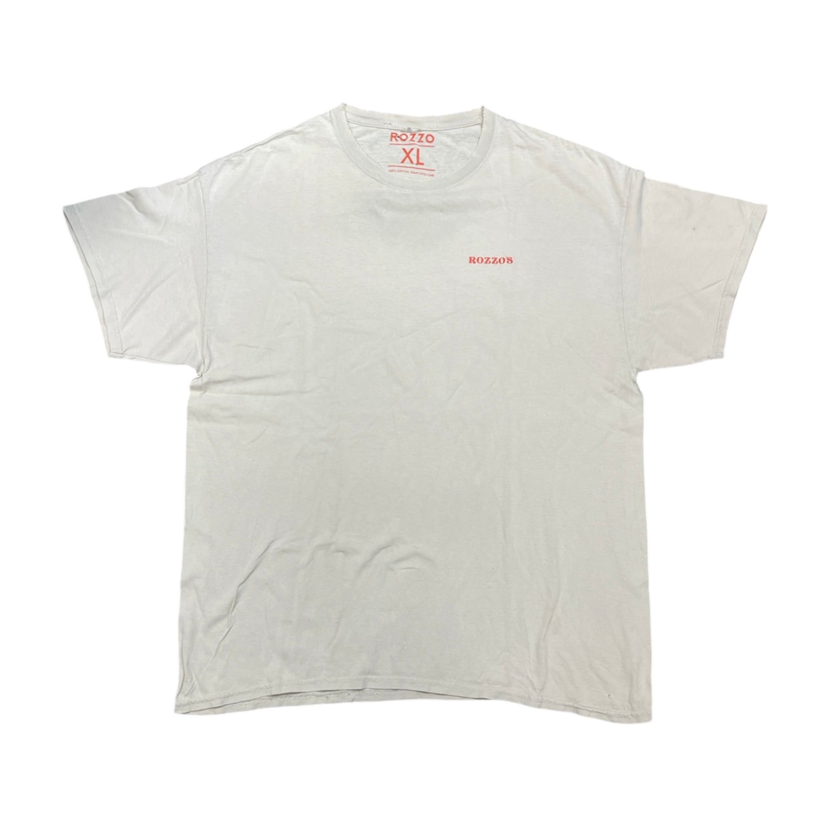 Rozzo's Gelato Distressed Beige Tshirt