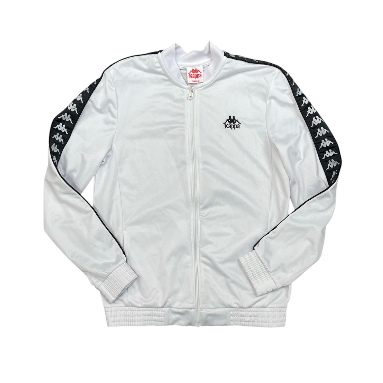 Kappa White Track Top