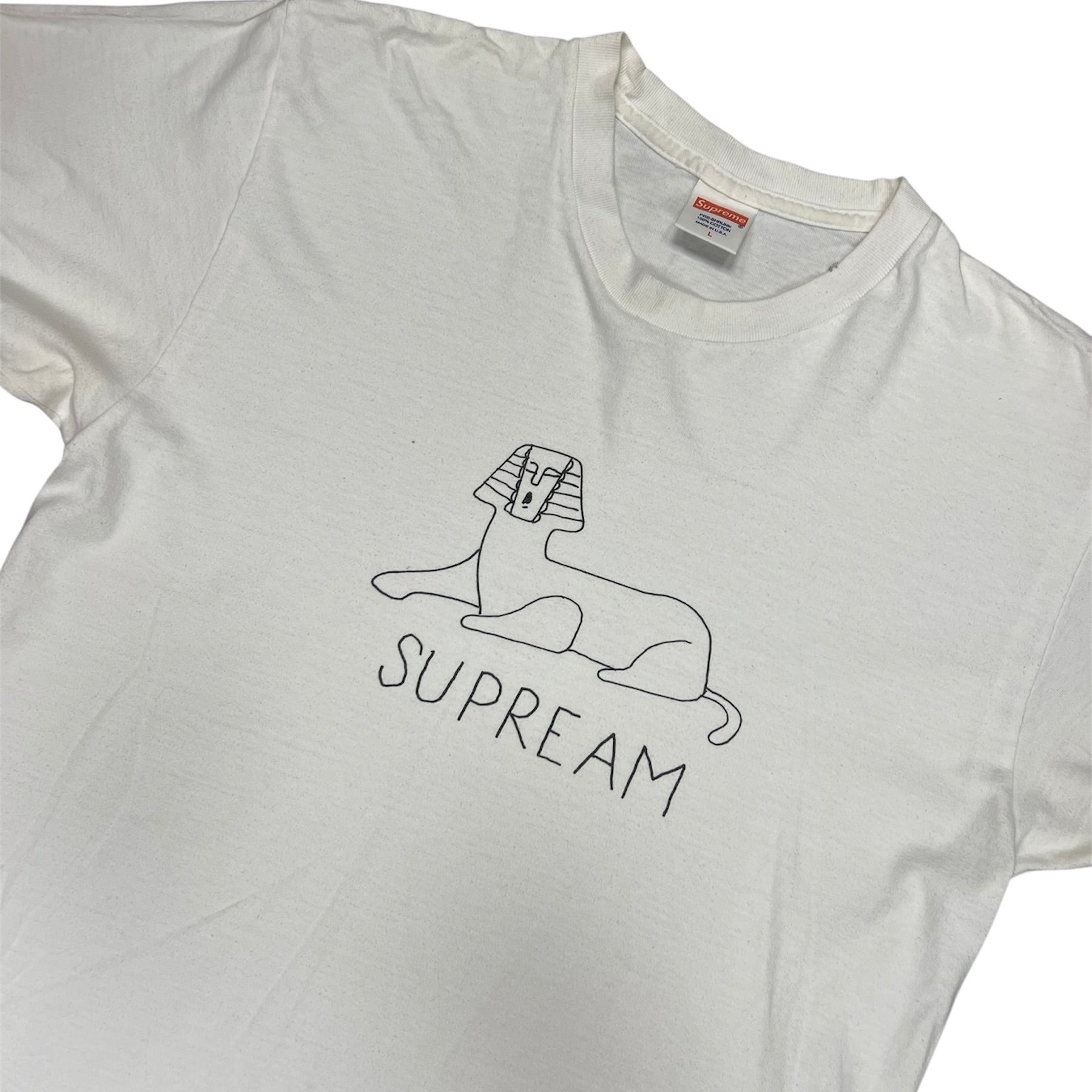 Supreme SS13 Gonz Sphinx White Tshirt