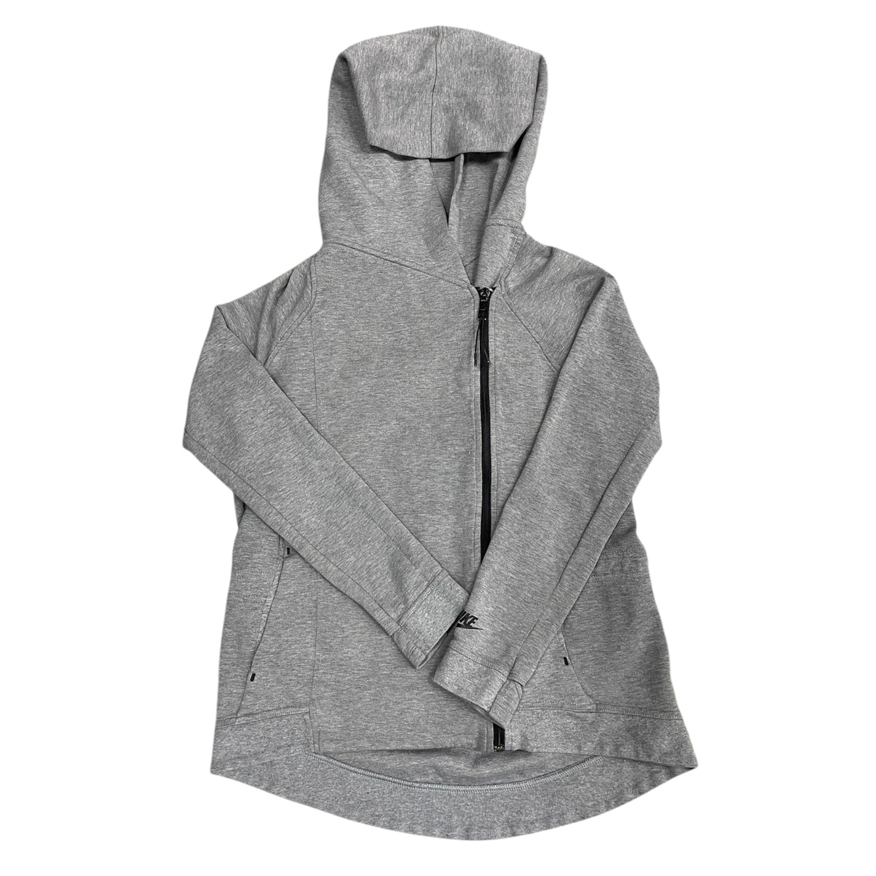 Nike Hoodie Tech Fleece Cape Carbon Heather Grey (W)