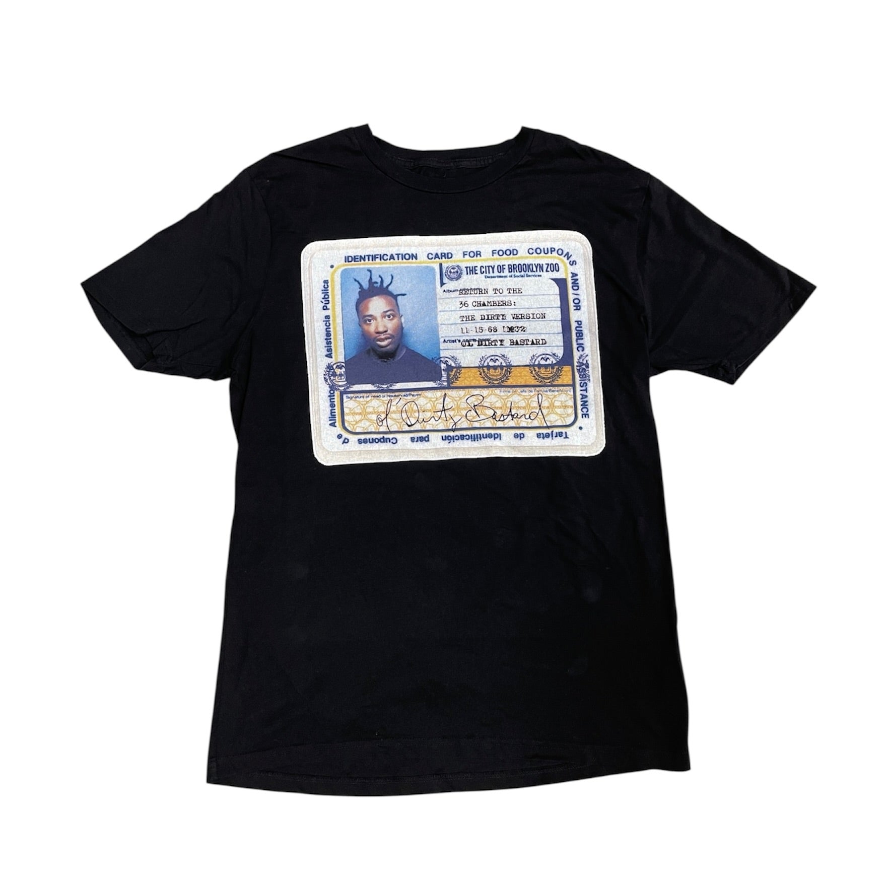 ODB Ol Dirty Bastard Black Tshirt
