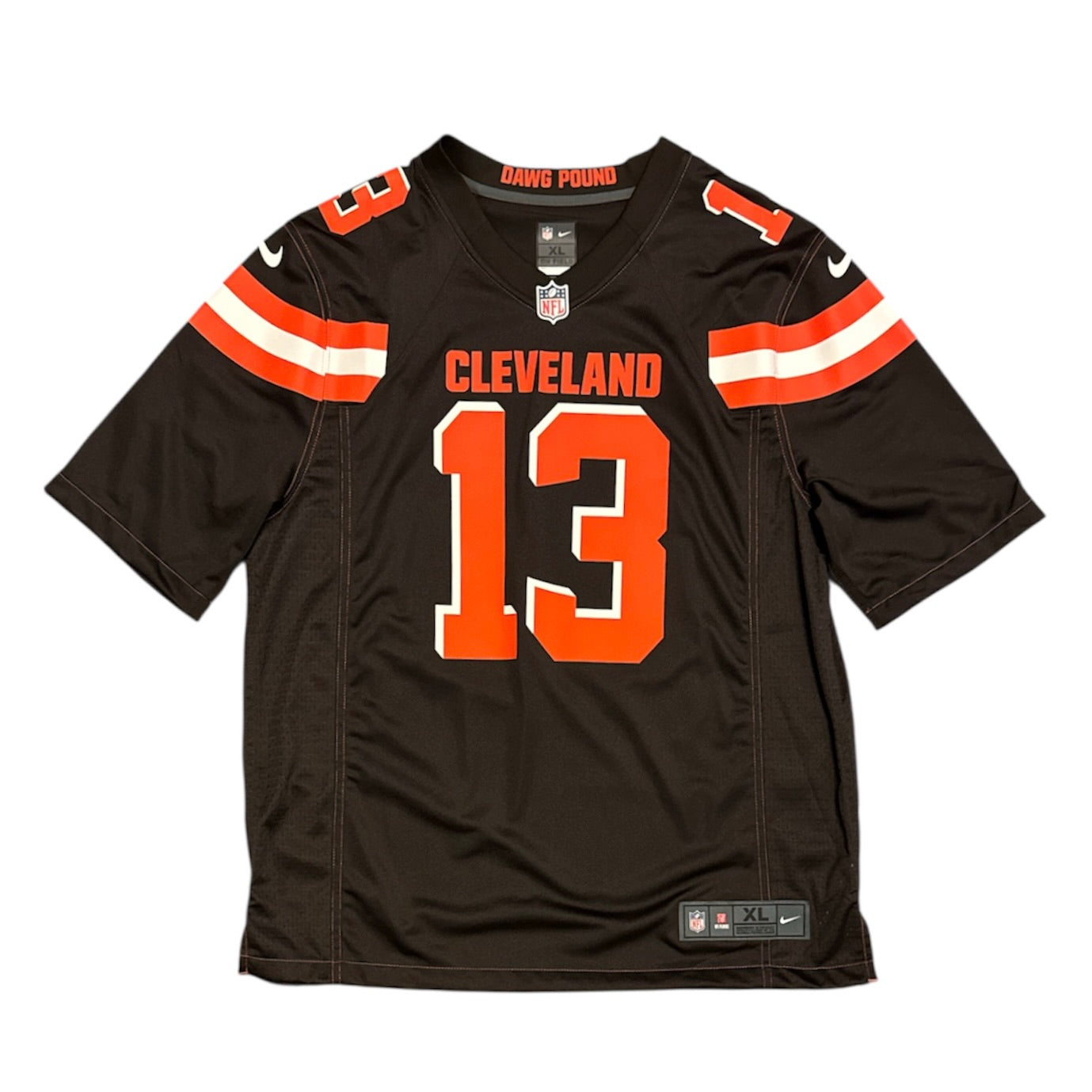 Nike NFL Cleveland Browns Odell Beckham Jr #13 American Football On Field Jersey