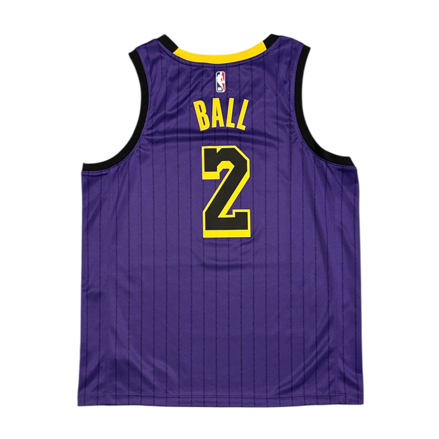 Nike NBA LA Lakers Lonzo Ball #2 Swingman 2018/2019 City Series Basketball Jersey