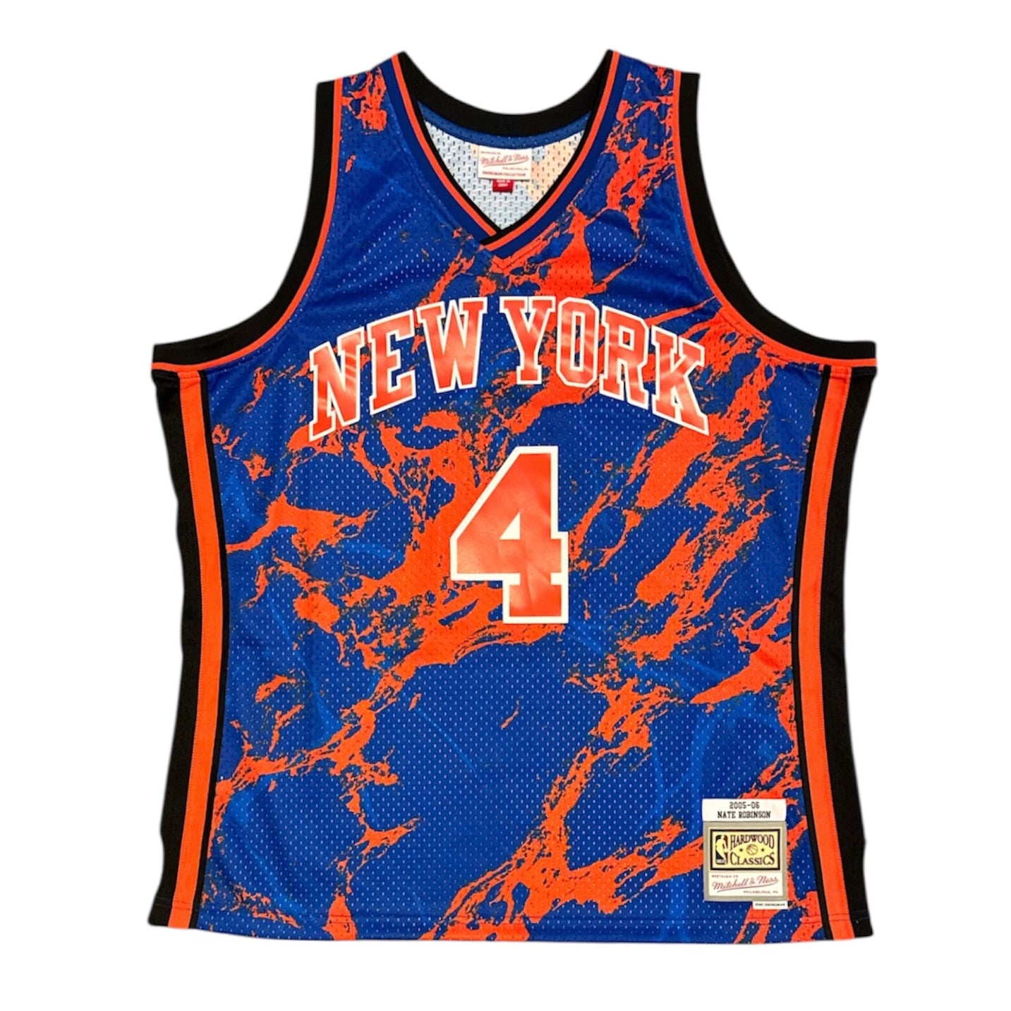 Mitchell & Ness New York Knicks Nate Robinson #4 2005-06 Team Marble Swingman Jersey