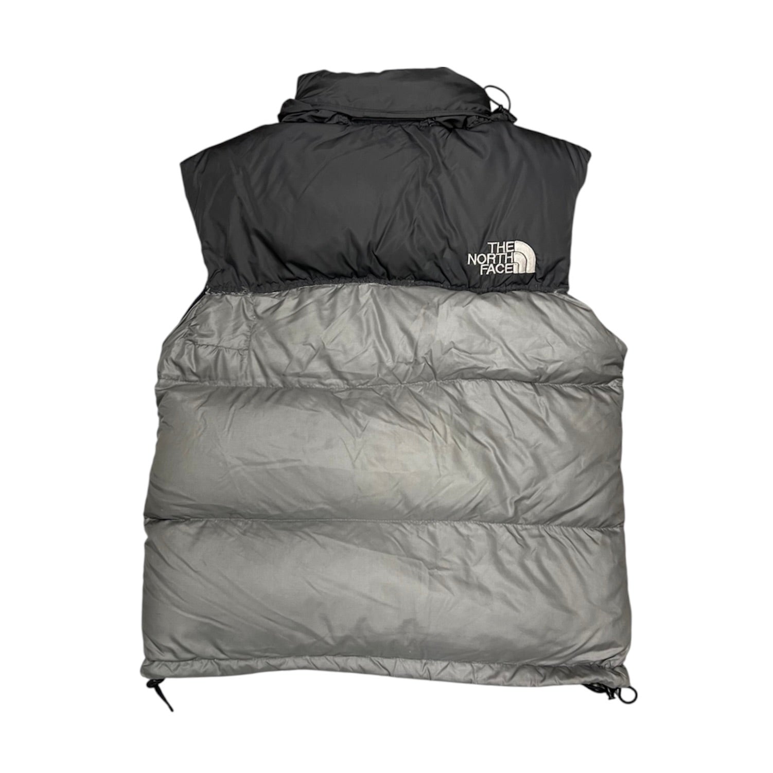 The North Face Grey Black Puffer Vest