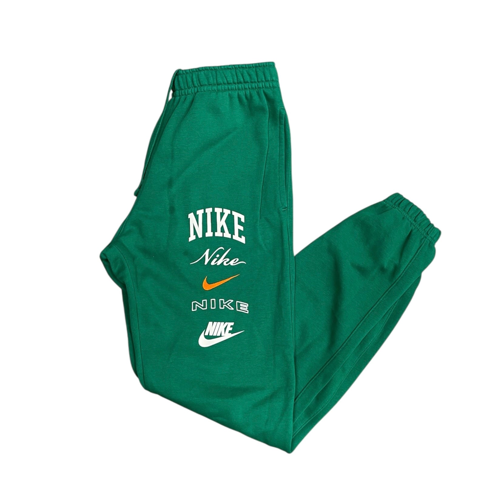 Nike Stack Logo Green Pants