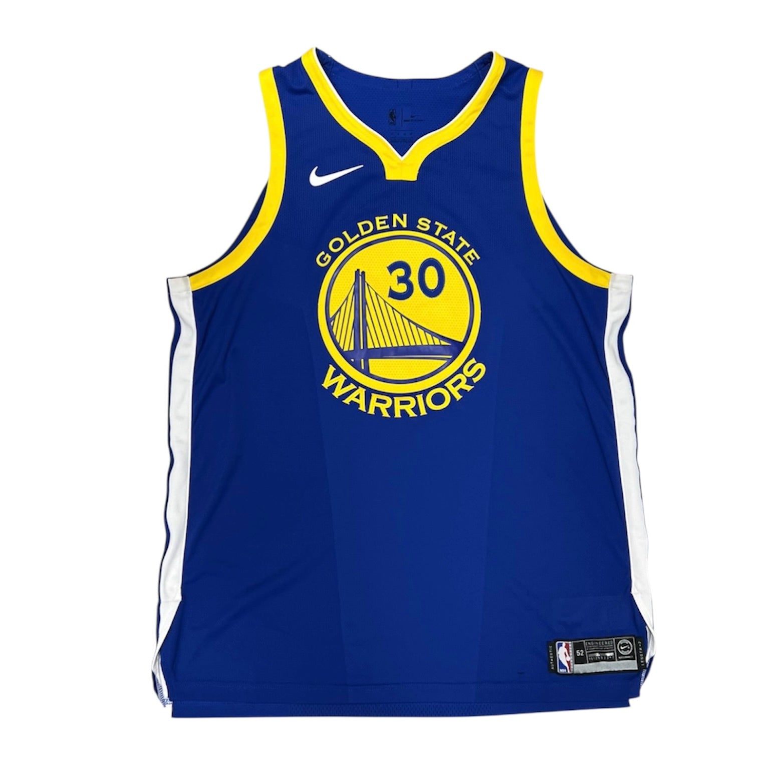 Nike Golden State Warriors Stephen Curry #30 Icon Edition Basketball Jersey
