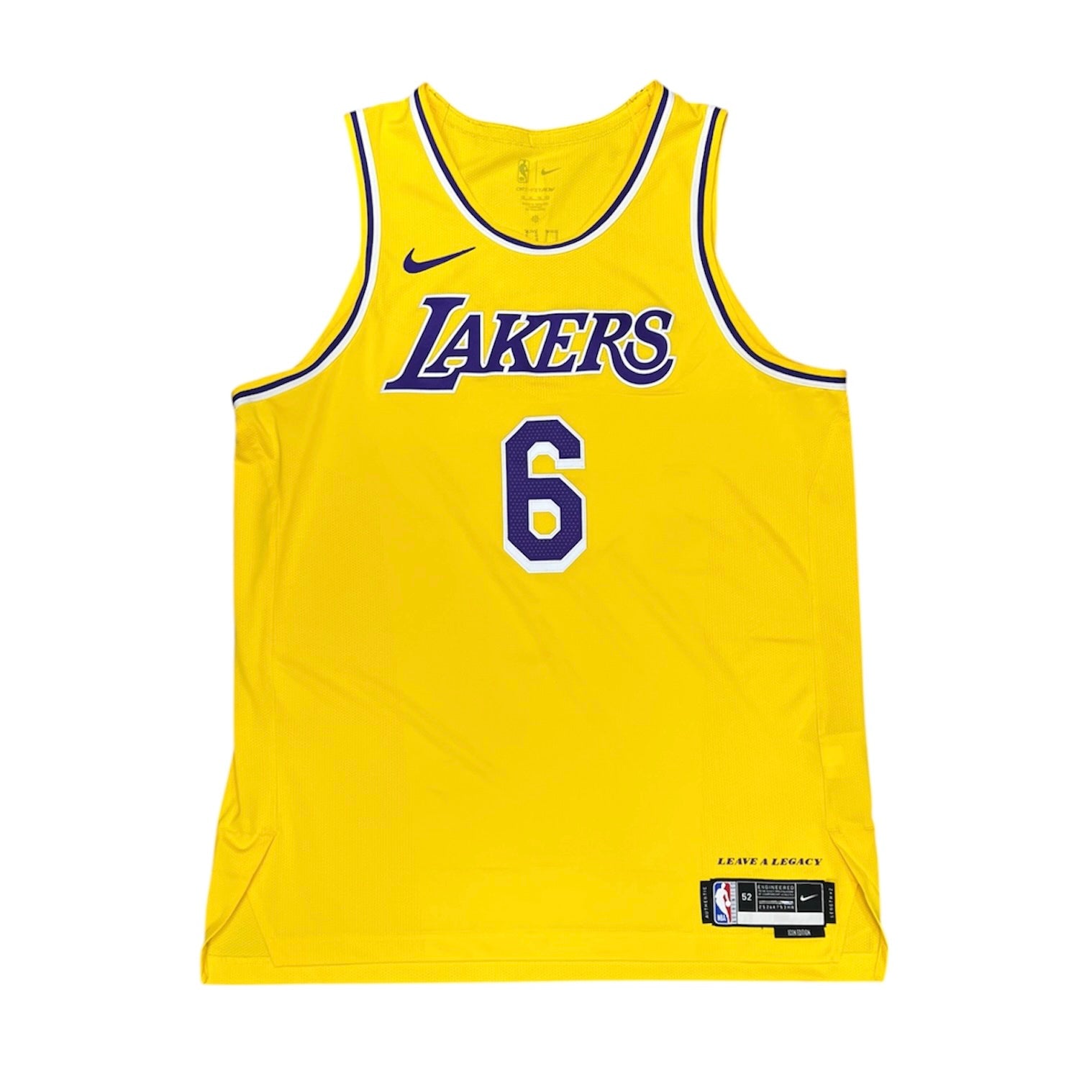 Nike NBA Los Angeles Lakers 2022/2023 Lebron James #8 Icon Edition Basketball Jersey