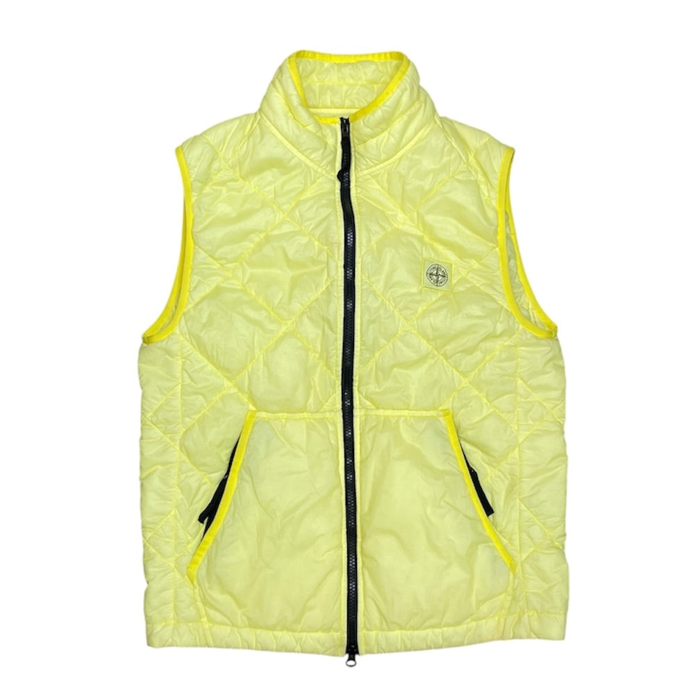 Stone Island Yellow Down Vest