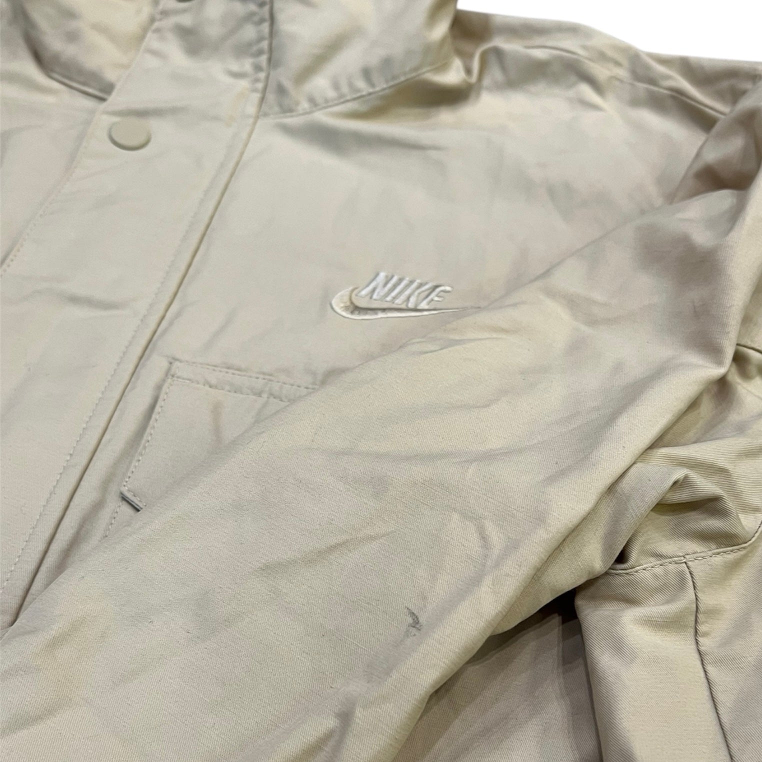Nike Beige Coach Jacket