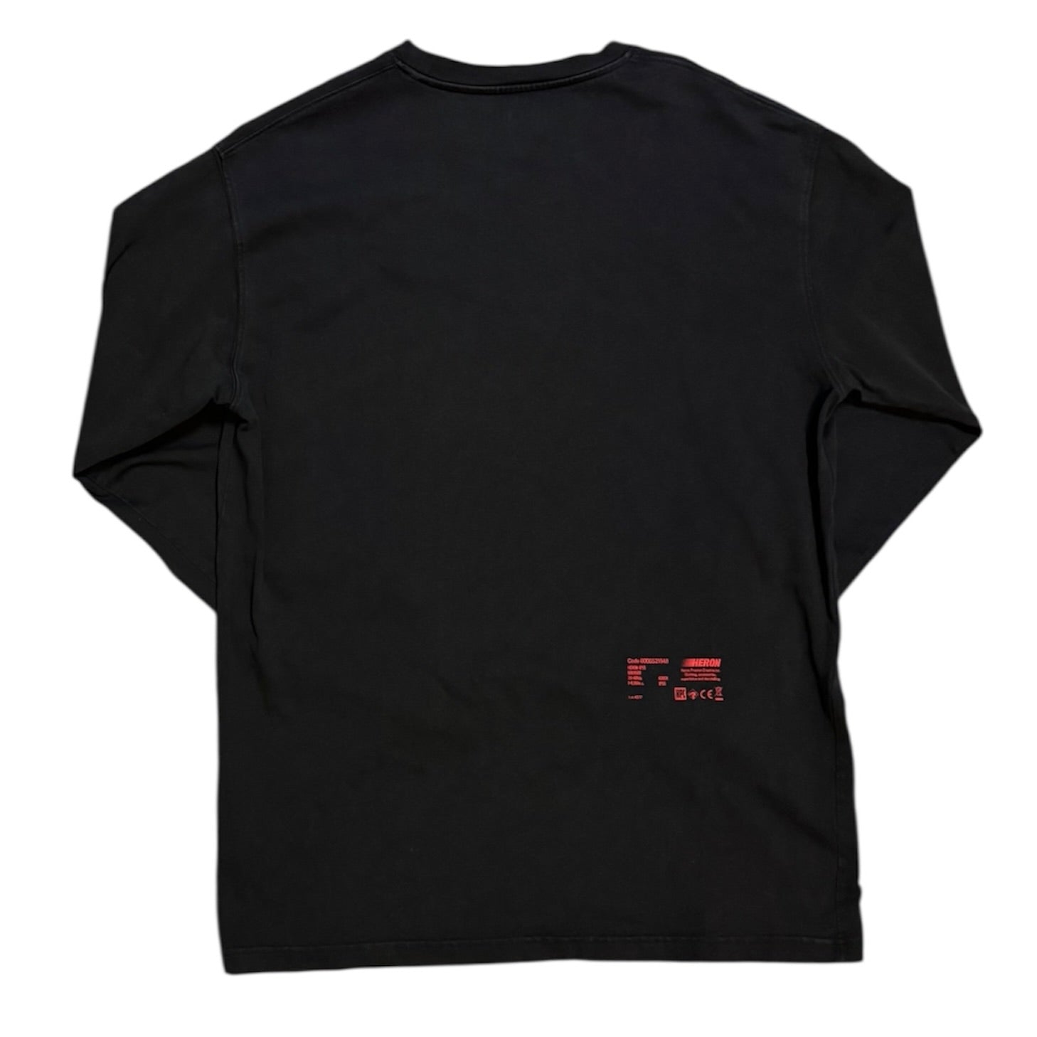 Heron Preston Sleeve Print Black Long Sleeve