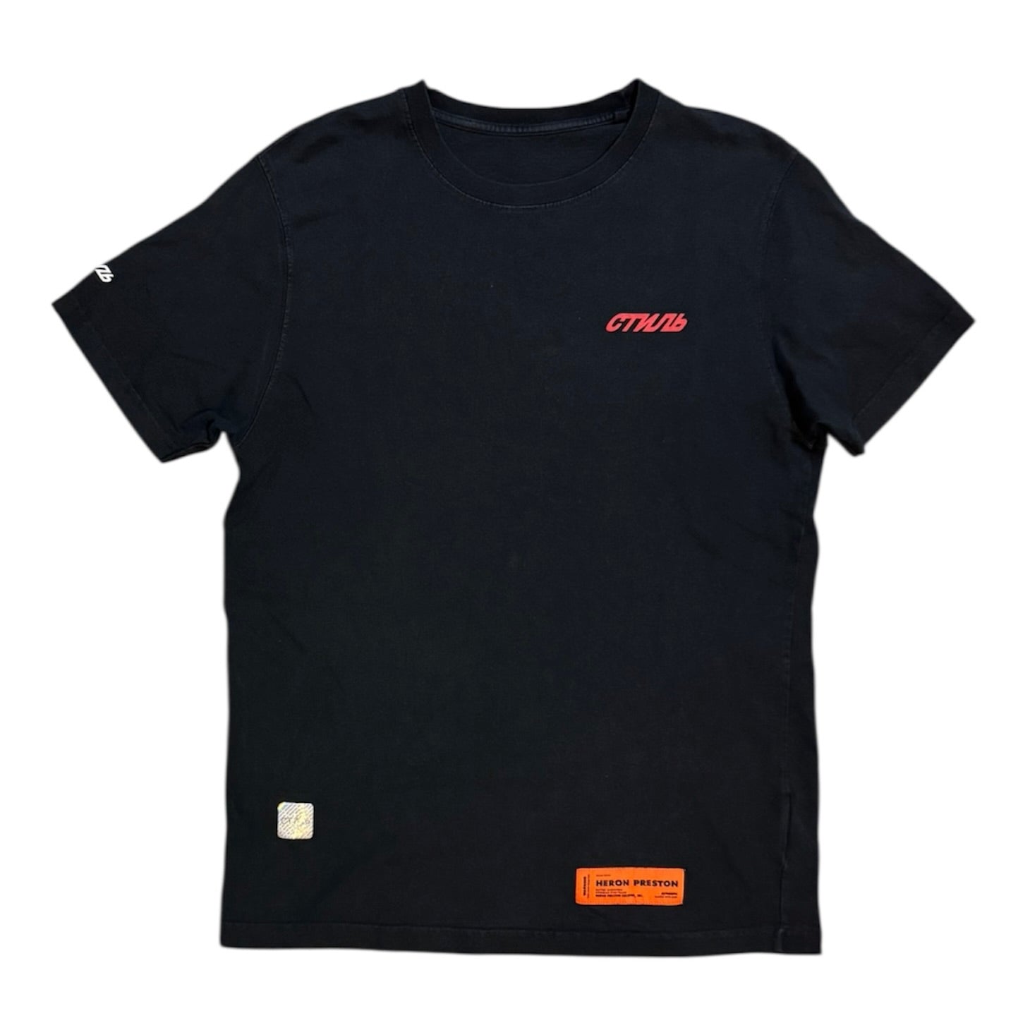 Heron Preston Small Logo Black Tshirt