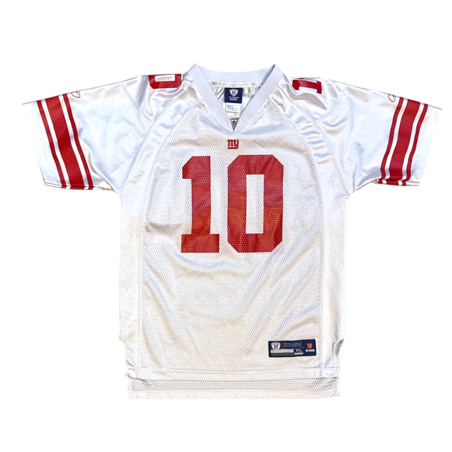 Reebok New York Giants Manning #10 Away American Football Jersey (Youth)