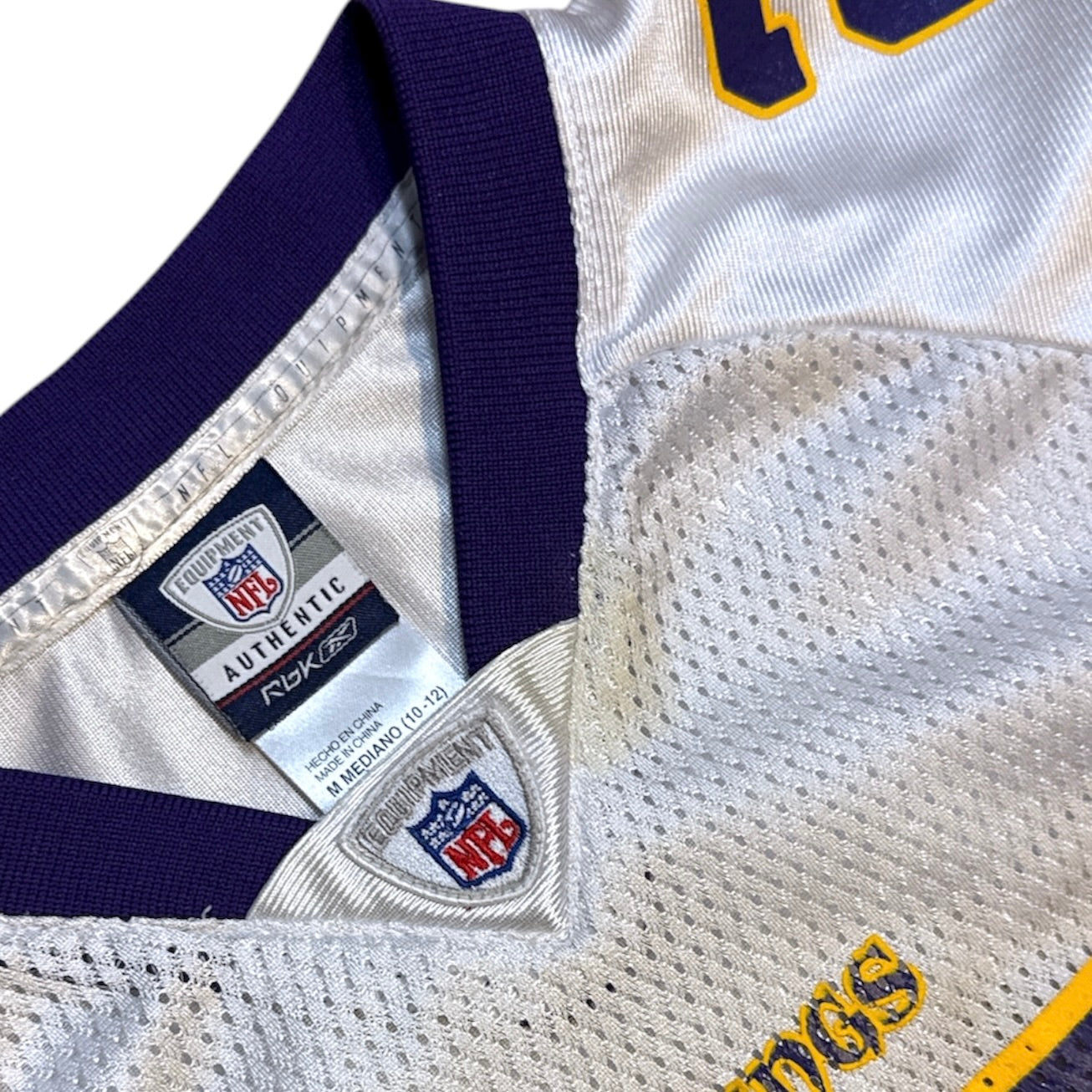 Reebok Minnesota Vikings Peterson #28 Away American Football Jersey (Youth)