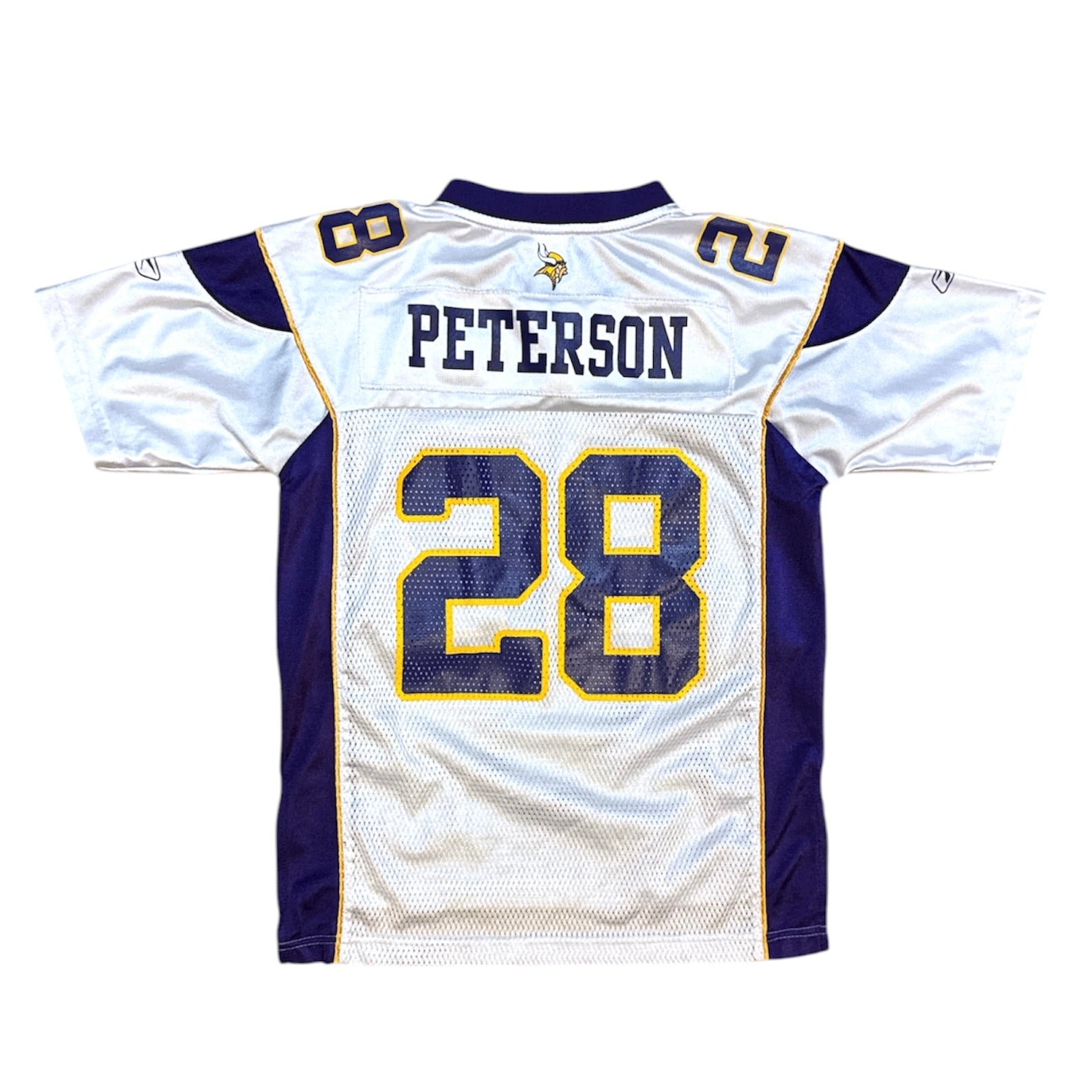 Reebok Minnesota Vikings Peterson #28 Away American Football Jersey (Youth)