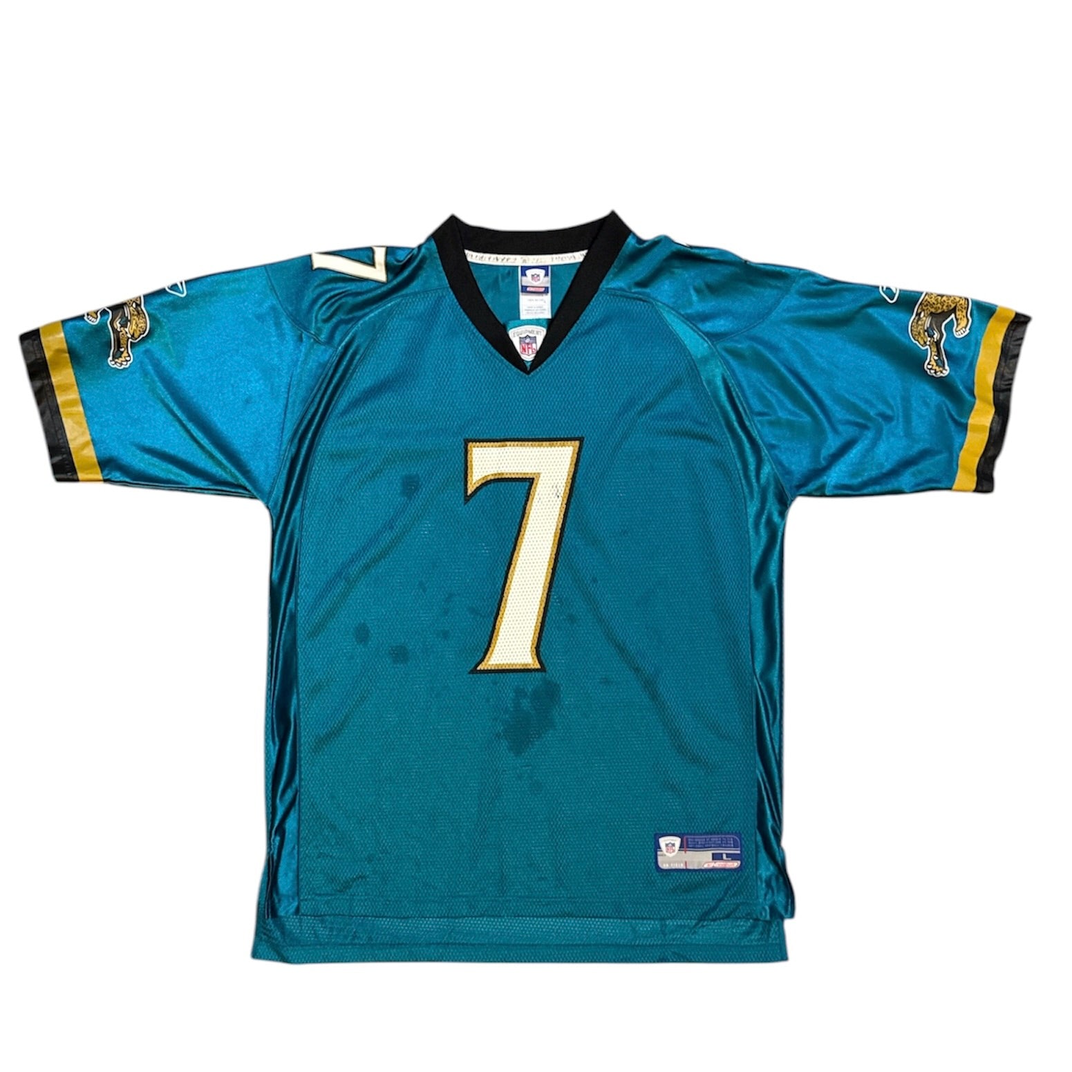 Reebok Jacksonville Jaguars Leftwich #7 Home American Football Jersey