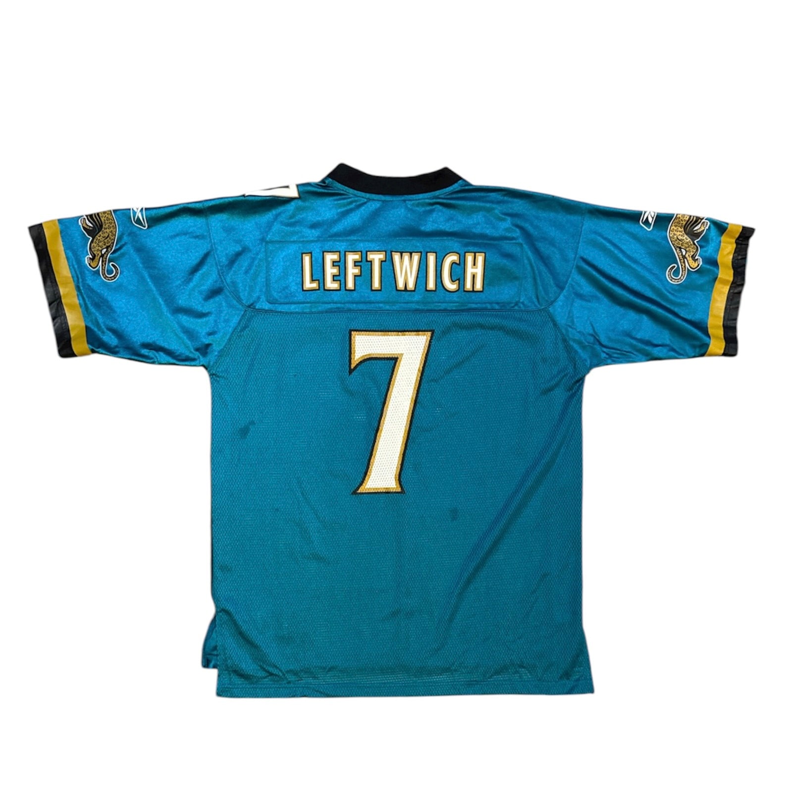 Reebok Jacksonville Jaguars Leftwich #7 Home American Football Jersey