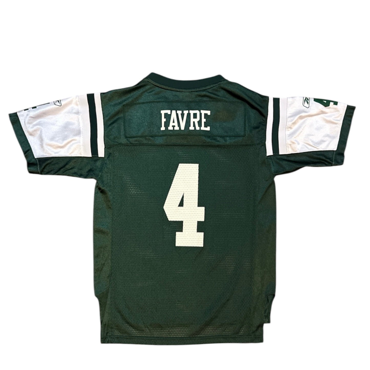 Reebok New York Jets Favre #4 Home American Football Jersey (Youth)
