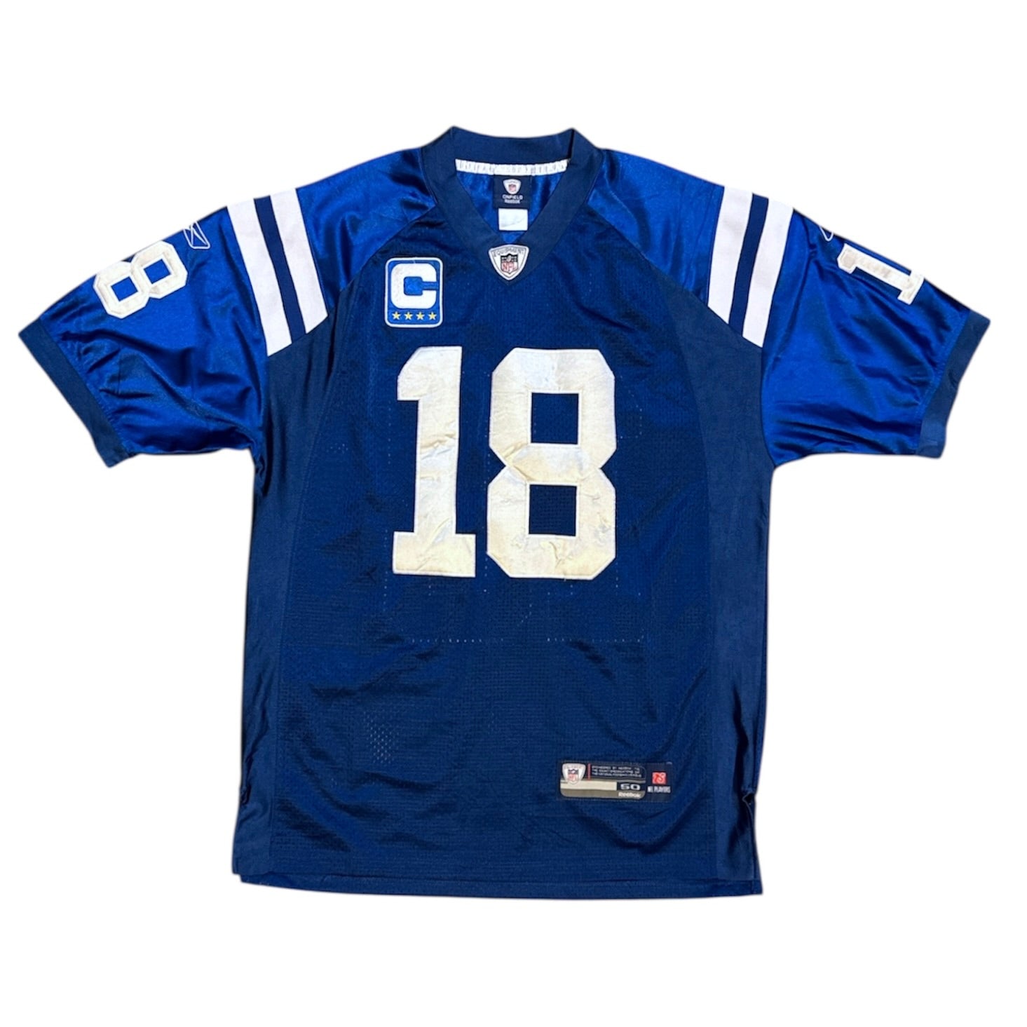 Reebok Indianapolis Colts Peyton Manning #18 Onfield NFL Jersey