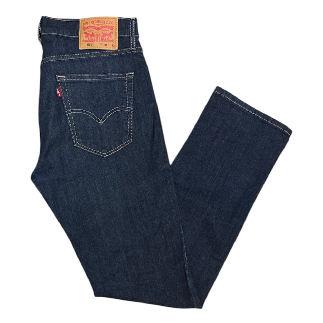 Levis 514 Straight Dark Blue Jeans