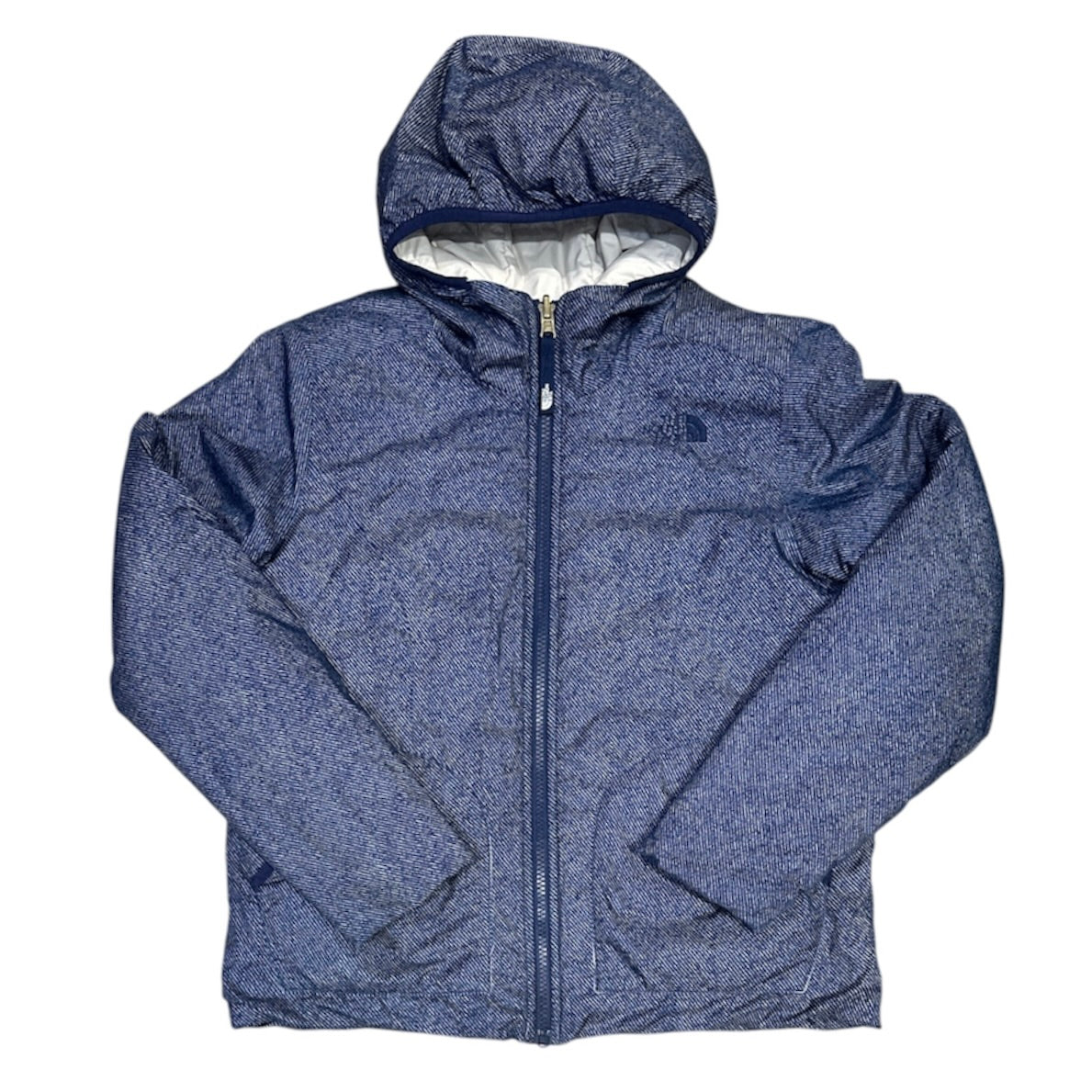 The North Face Reversible Blue Beige Puffer Jacket (Youth)