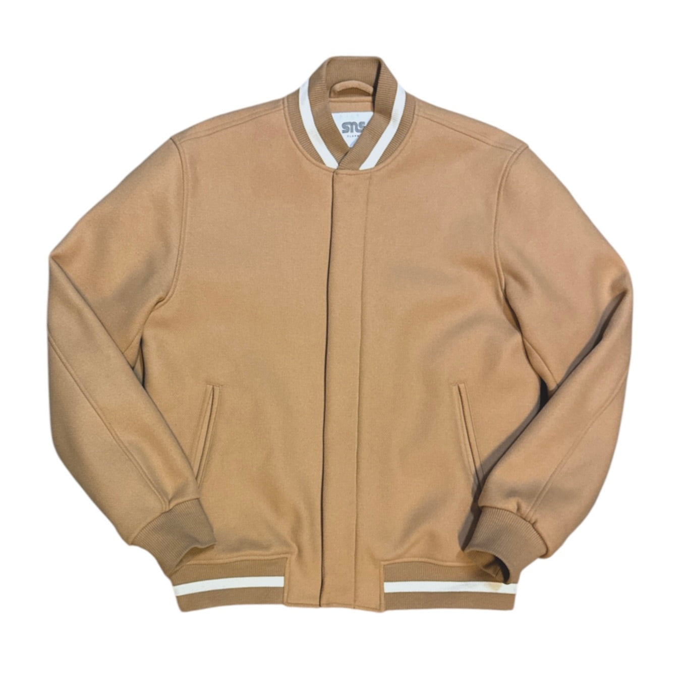 Sneakersnstuff Beige Bomber Jacket
