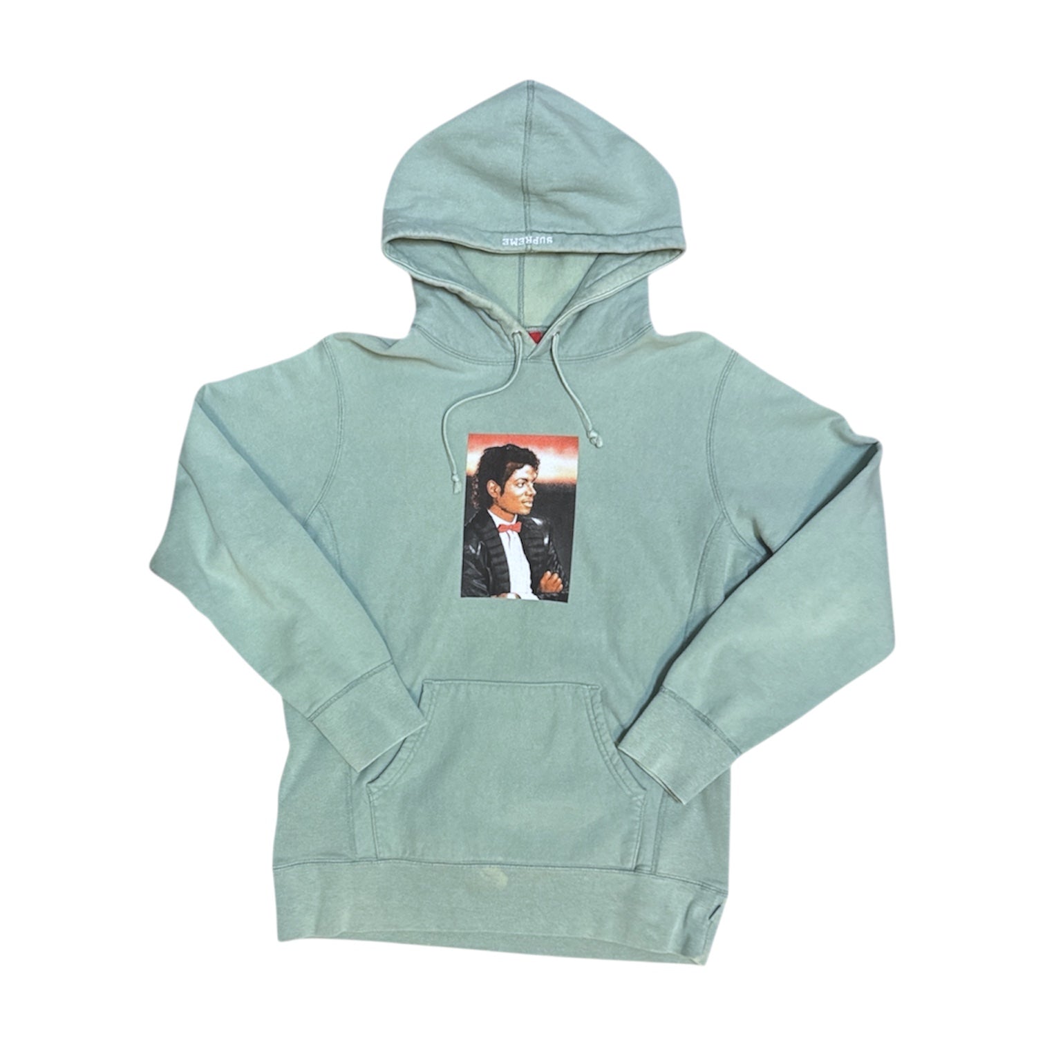 Supreme SS17 Michael Jackson Seafoam Hoodie