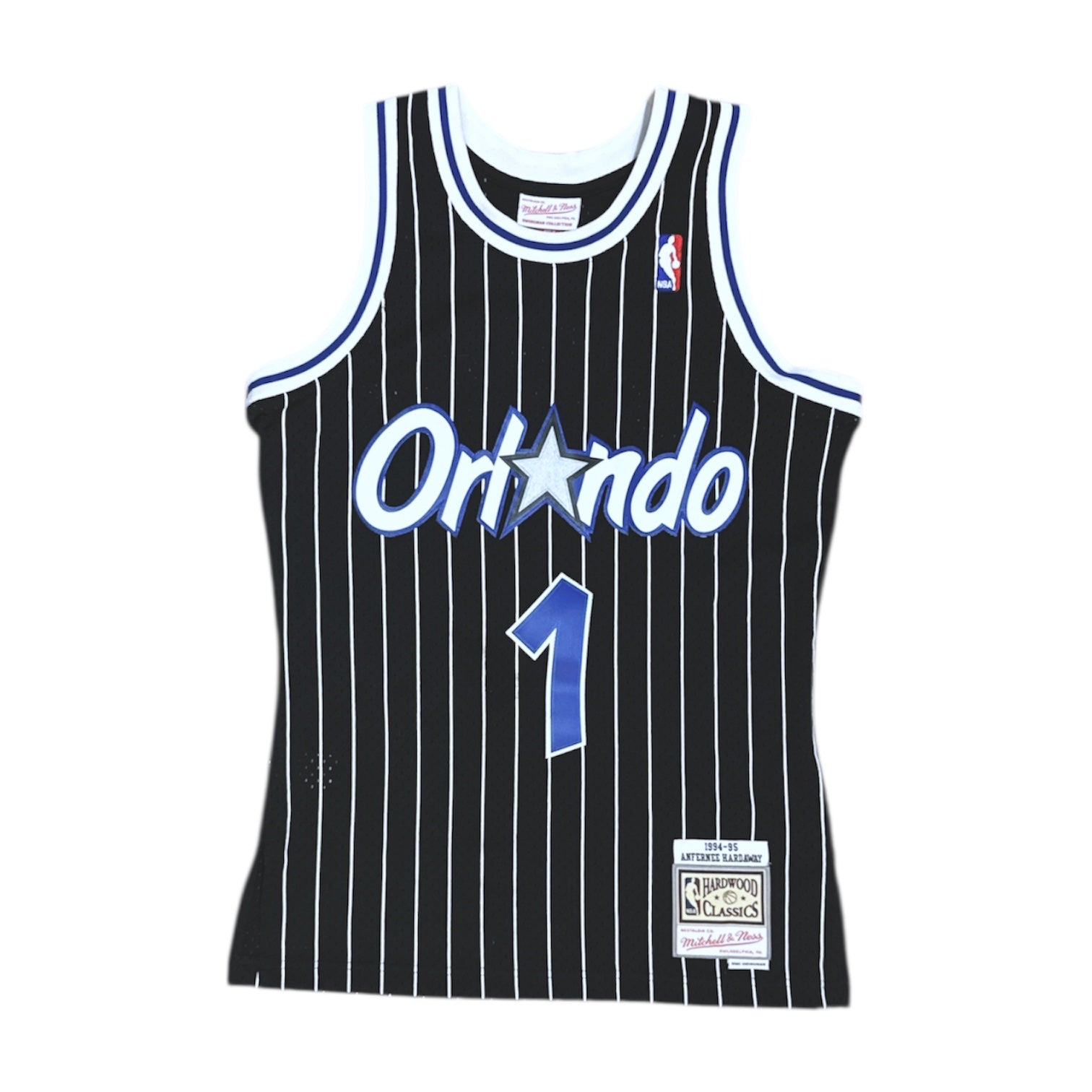 Mitchell & Ness Hardwood Classics Orlando Magic Hardaway #1 Basketball Jersey