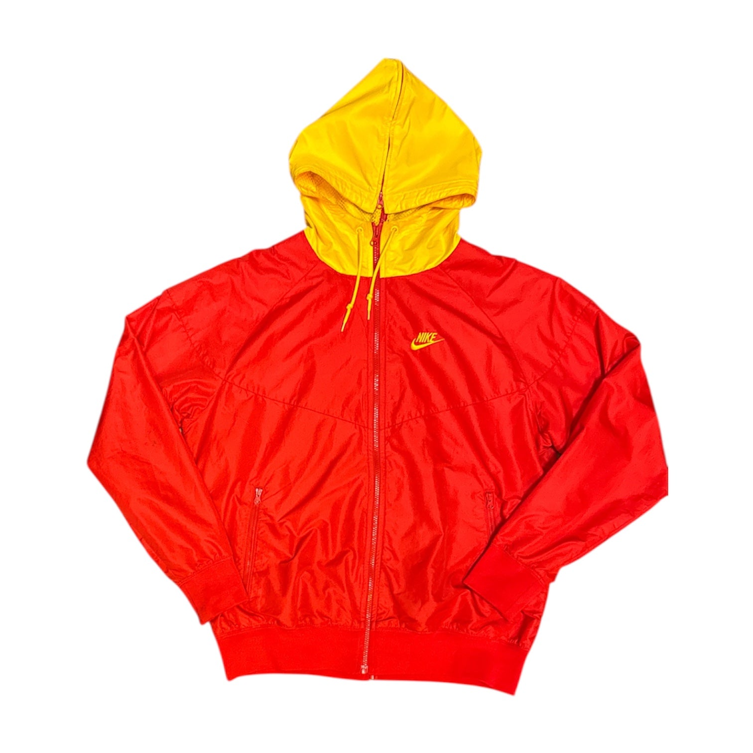 Vintage Nike Sportswear 2008 Split Winbreaker Yellow Red Jacket