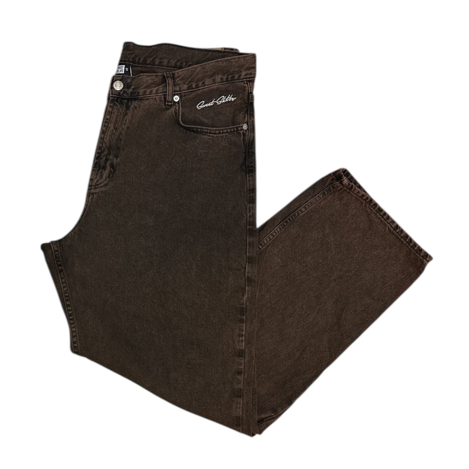Sweet Skateboards Brown Big Skate Jeans